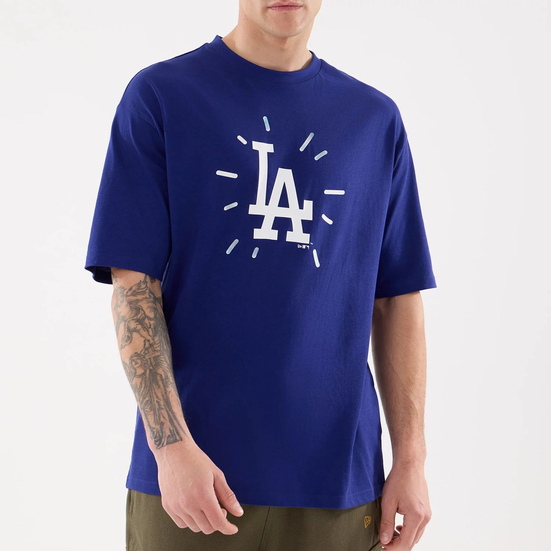 LA Dodgers MLB 59FIFTY Day Graphic Dark Blue T-Shirt - Image 5