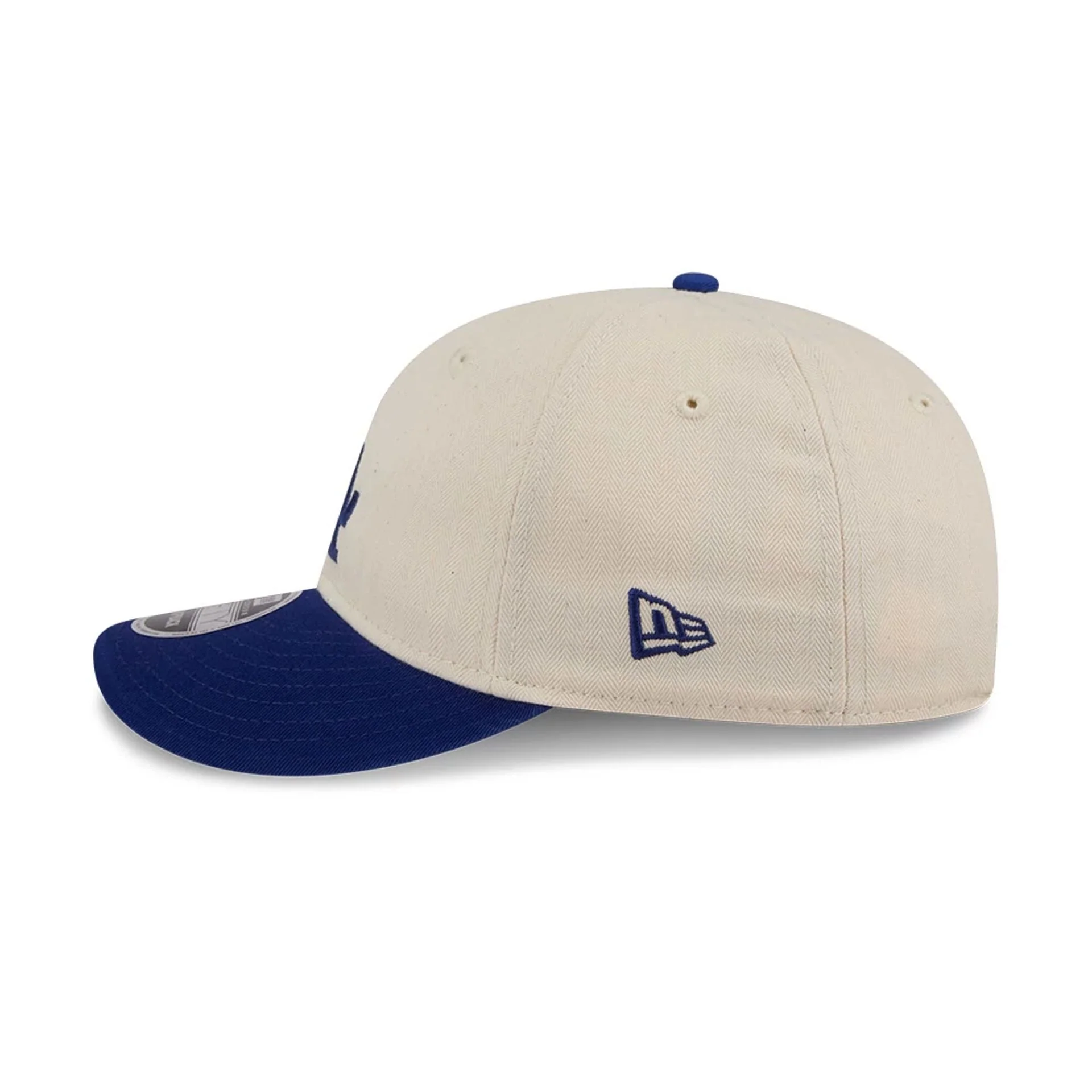 LA Dodgers MLB Americana Herringbone Dark White Retro Crown 9FIFTY Adjustable Cap - Image 7