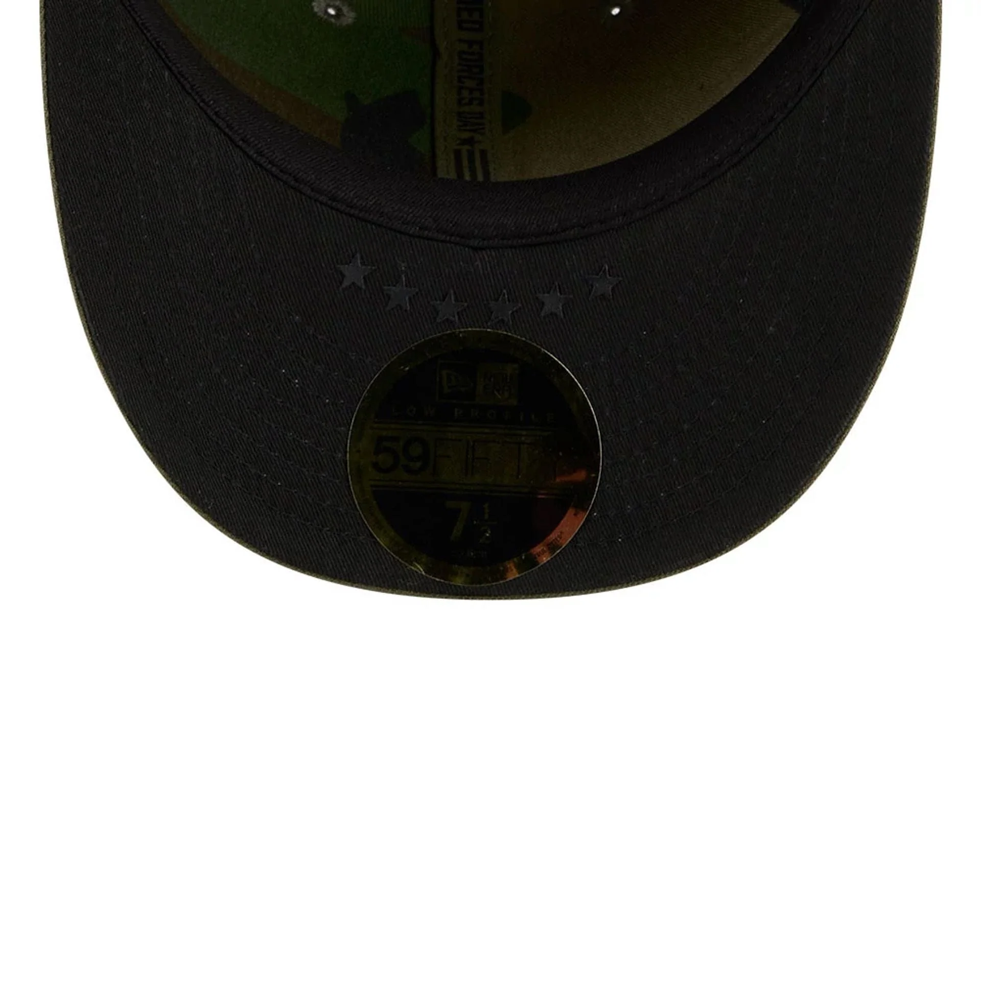 LA Dodgers MLB Armed Forces Day 2026 Green Low Profile 59FIFTY Fitted Cap - Image 2