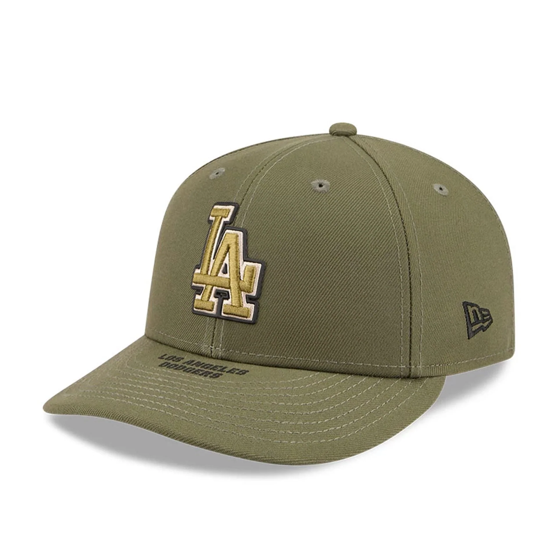 LA Dodgers MLB Armed Forces Day 2026 Green Low Profile 59FIFTY Fitted Cap - Image 4