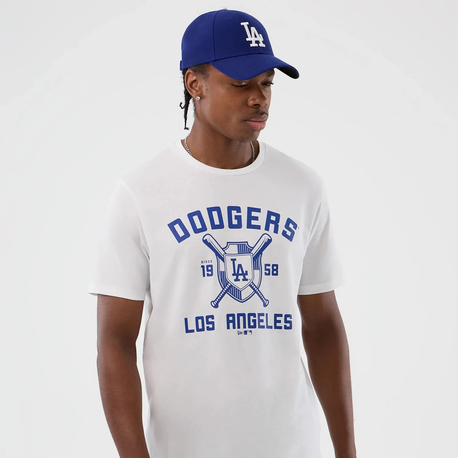 LA Dodgers MLB Back To School White T-Shirt - Image 3