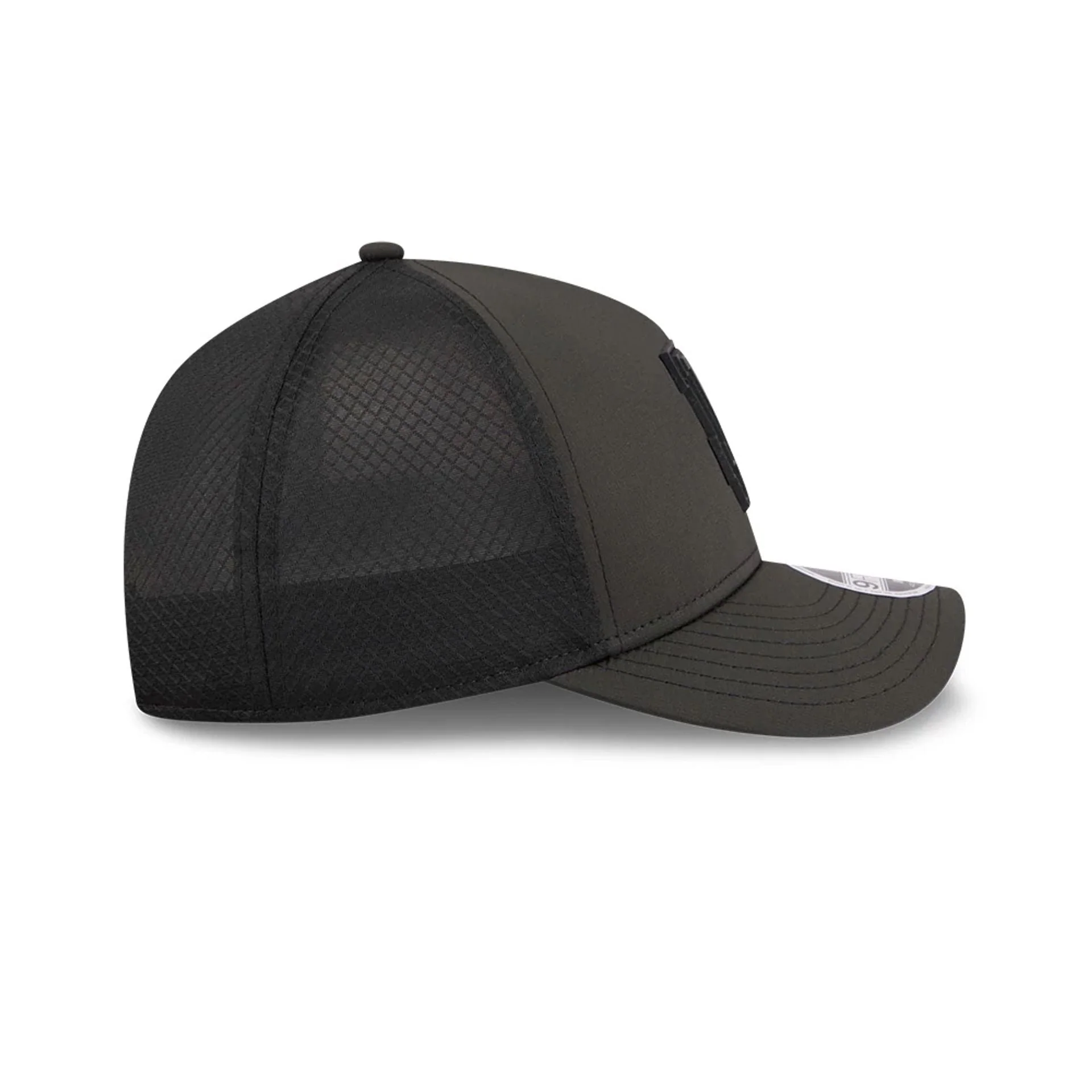 LA Dodgers MLB Badged Black 9FORTY M-Crown A-Frame Trucker Adjustable Cap - Image 6