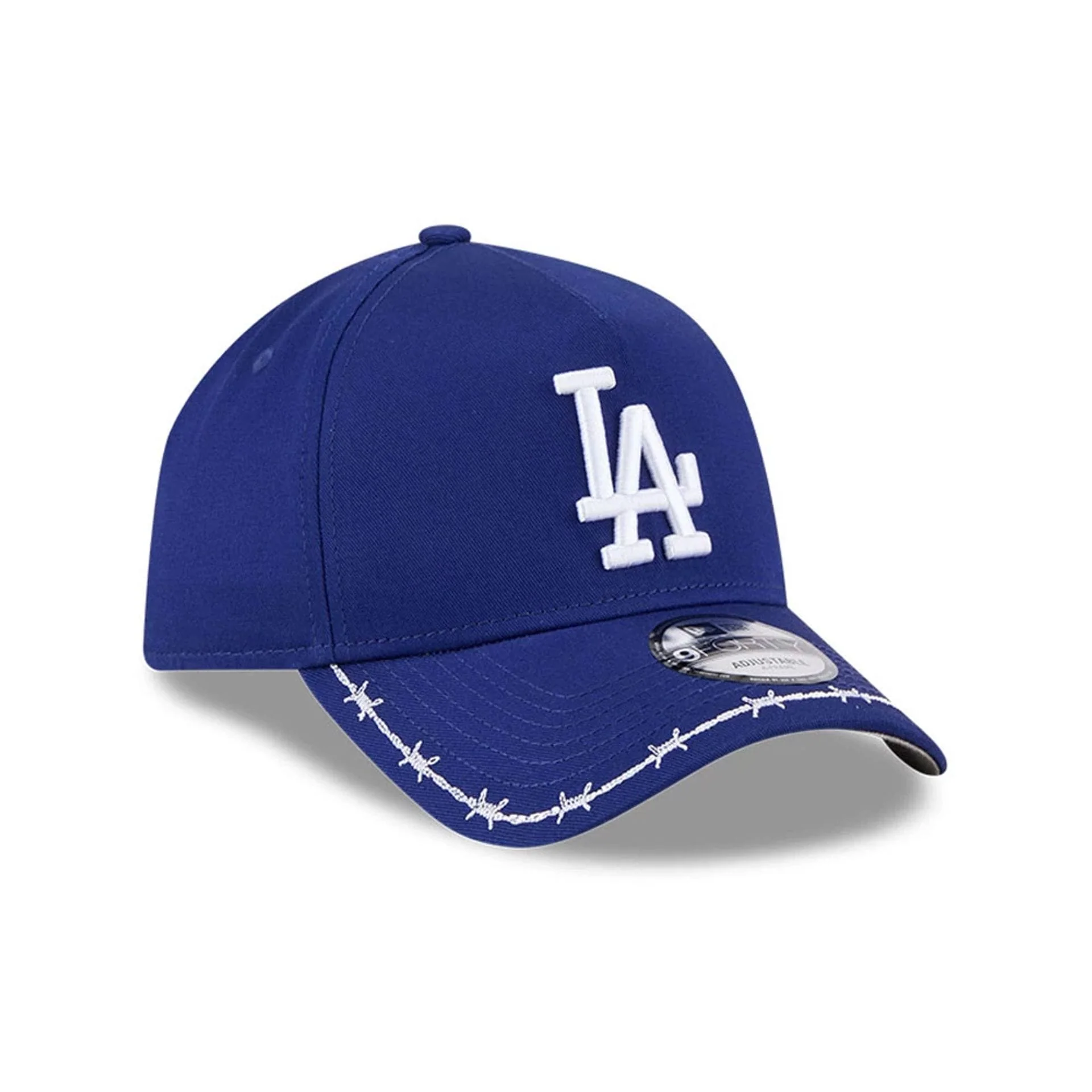 LA Dodgers MLB Barb Visor Dark Blue 9FORTY A-Frame Adjustable Cap - Image 4