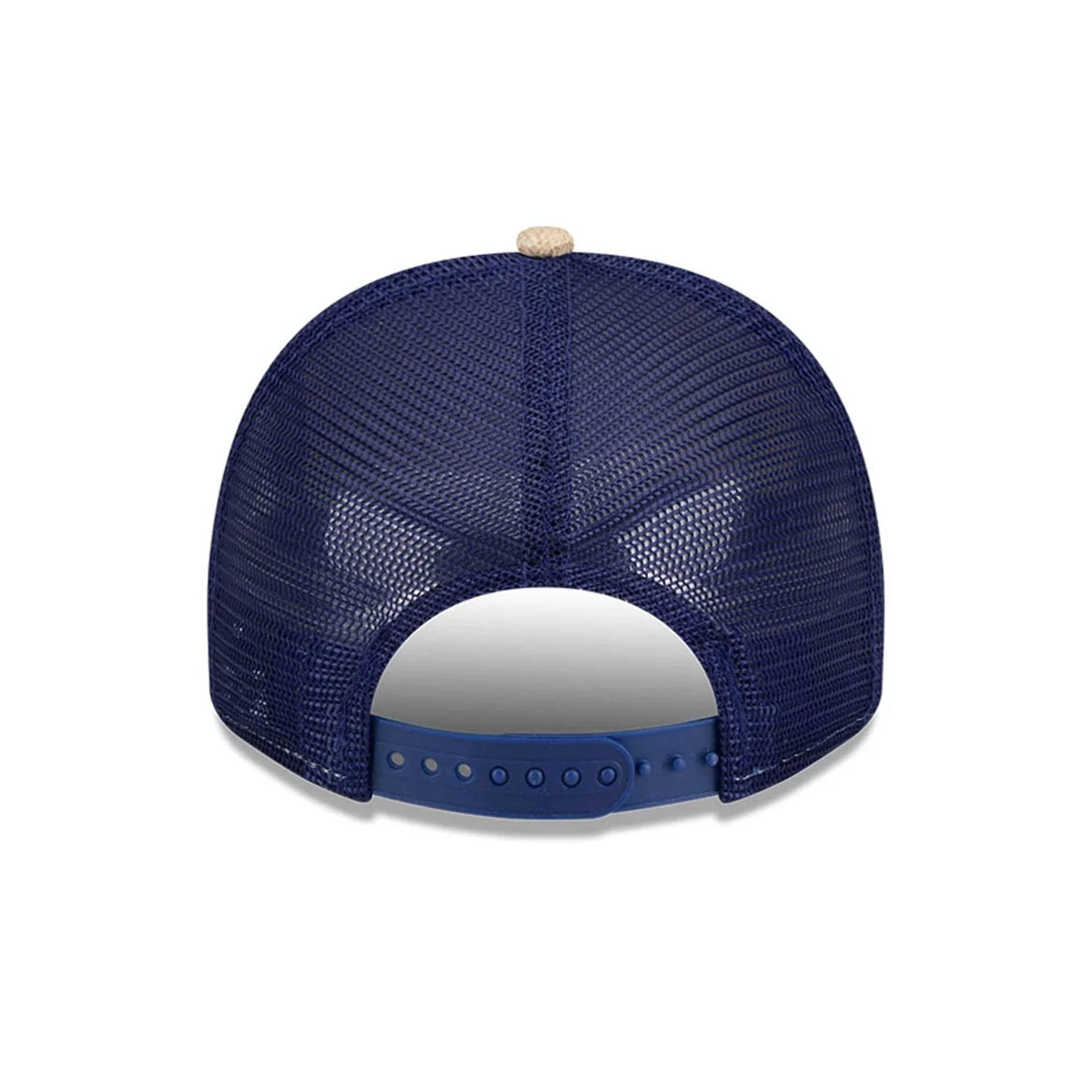 LA Dodgers MLB Beaded Beige 9FIFTY A-Frame Trucker Adjustable Cap - Image 7
