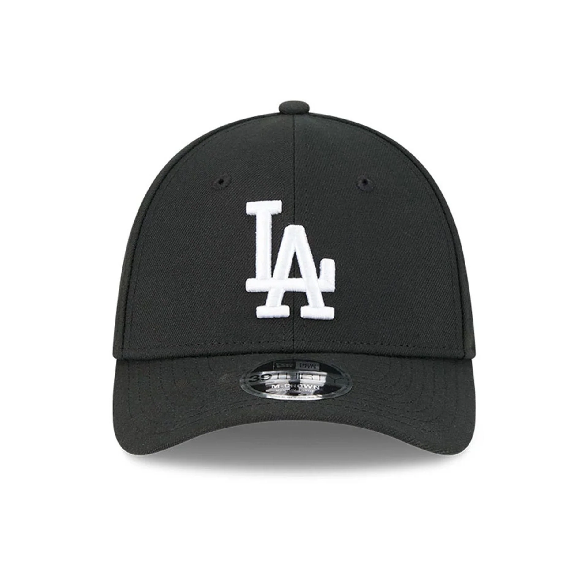 LA Dodgers MLB Black 39THIRTY M-Crown Stretch Fit Cap - Image 3