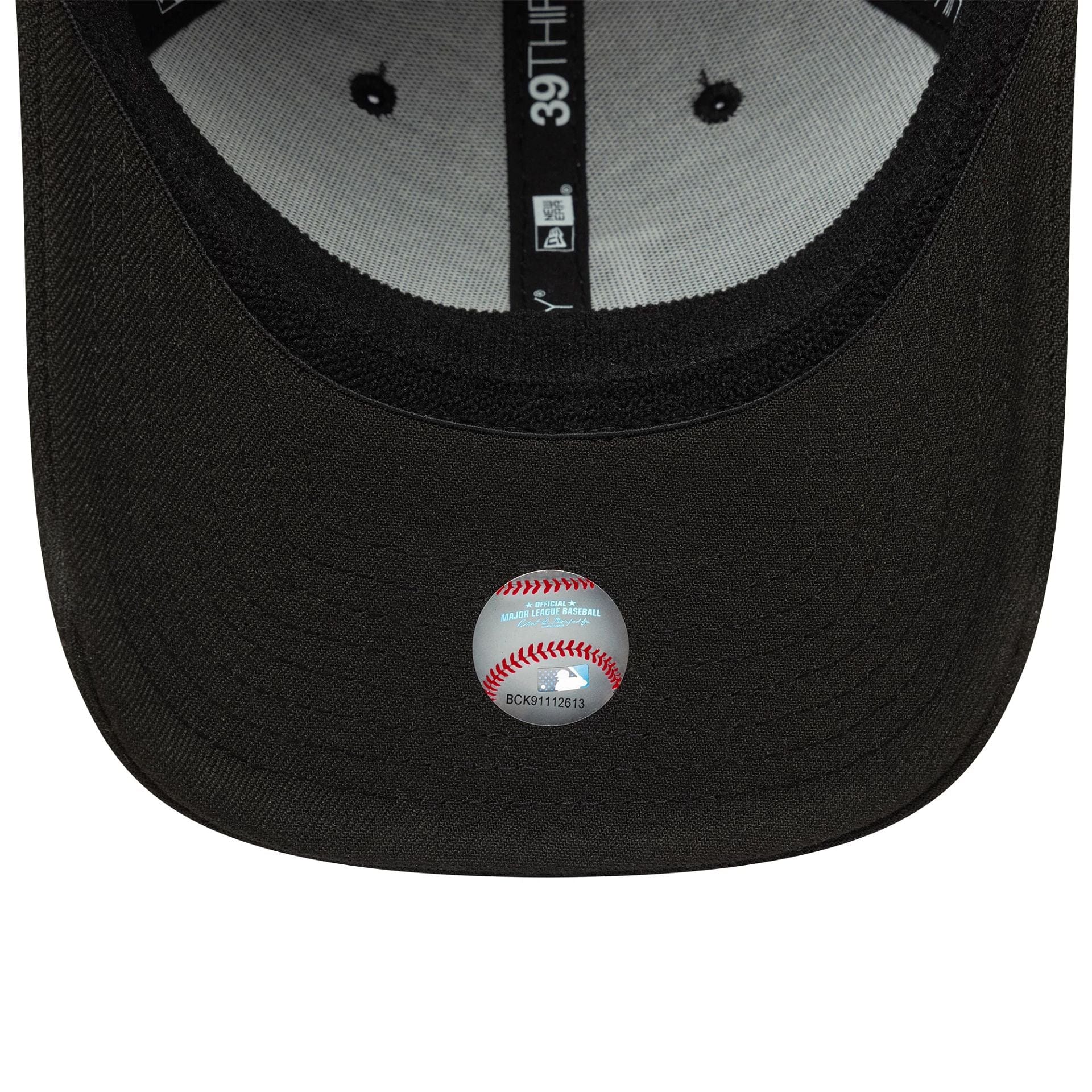 LA Dodgers MLB Black 39THIRTY Stretch Fit Cap - Image 7