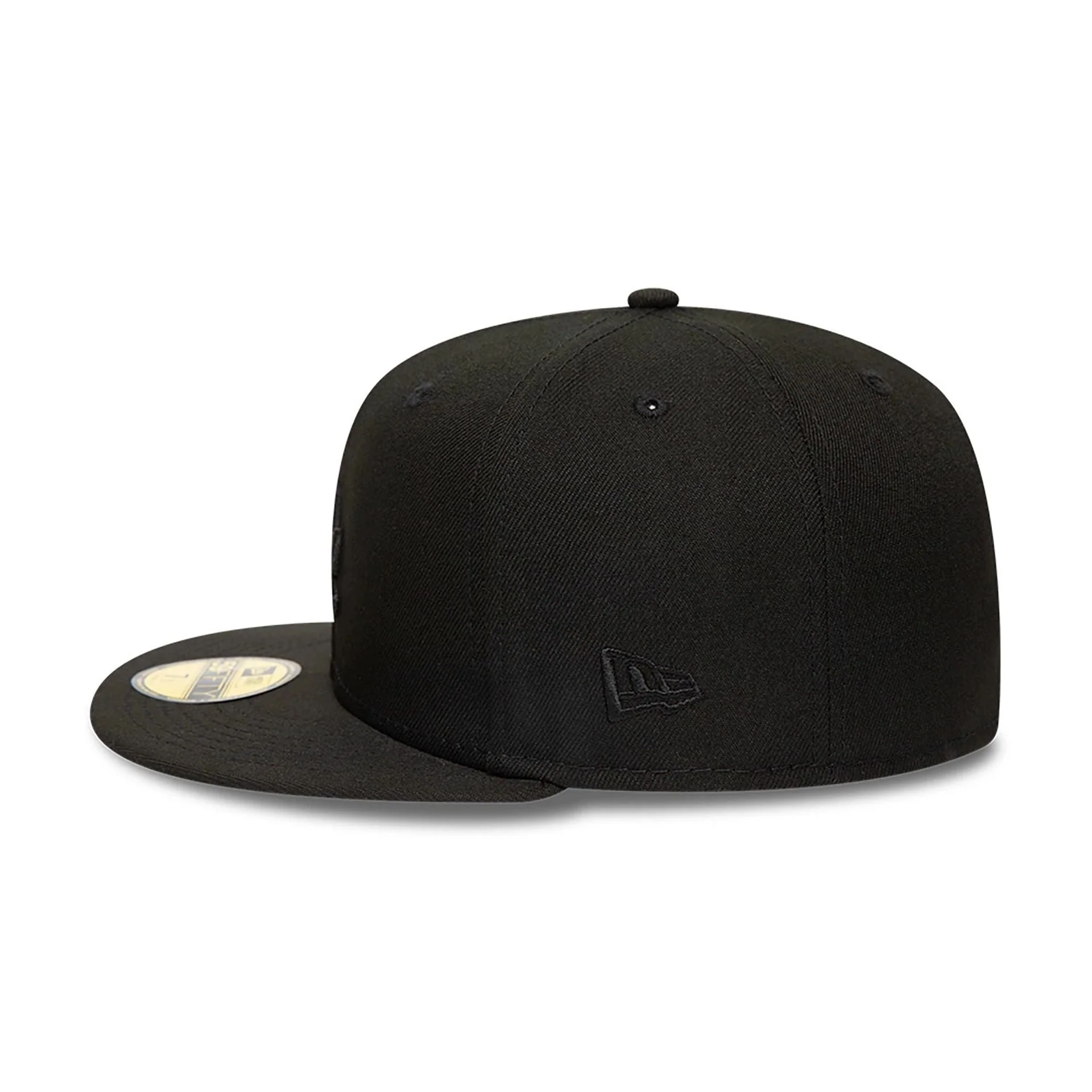LA Dodgers MLB Black on Black 59FIFTY Fitted Cap - Image 6