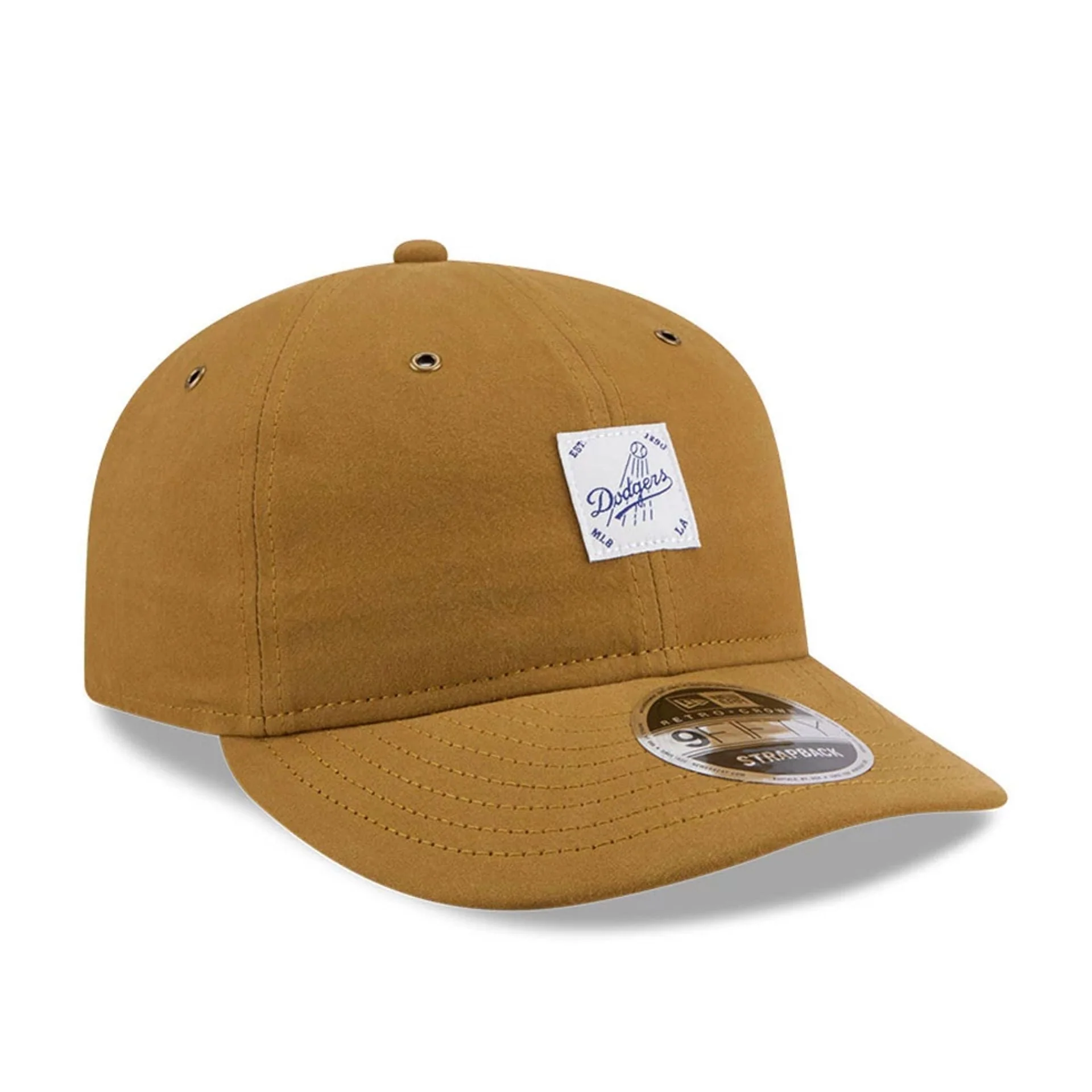 LA Dodgers MLB Brushed Dark Beige Retro Crown 9FIFTY Adjustable Cap - Image 4