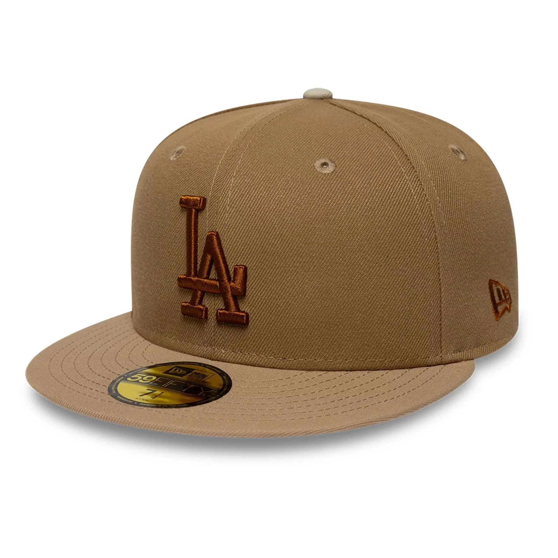 LA Dodgers MLB Camo Beige 59FIFTY Fitted Cap - Image 4