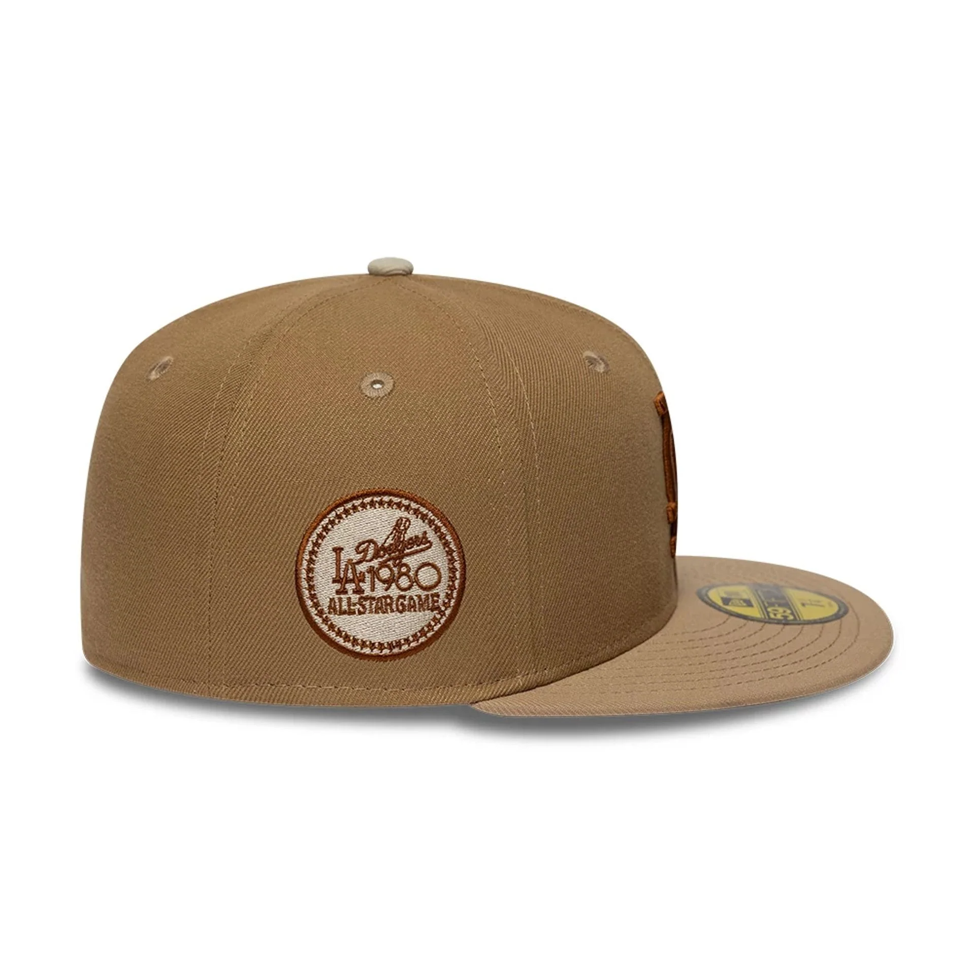 LA Dodgers MLB Camo Beige 59FIFTY Fitted Cap - Image 5