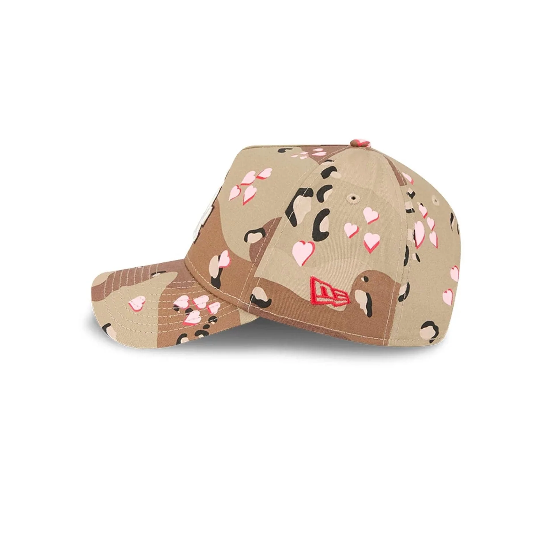 LA Dodgers MLB Camo Hearts Desert Camo 9FORTY A-Frame Adjustable Cap - Image 6