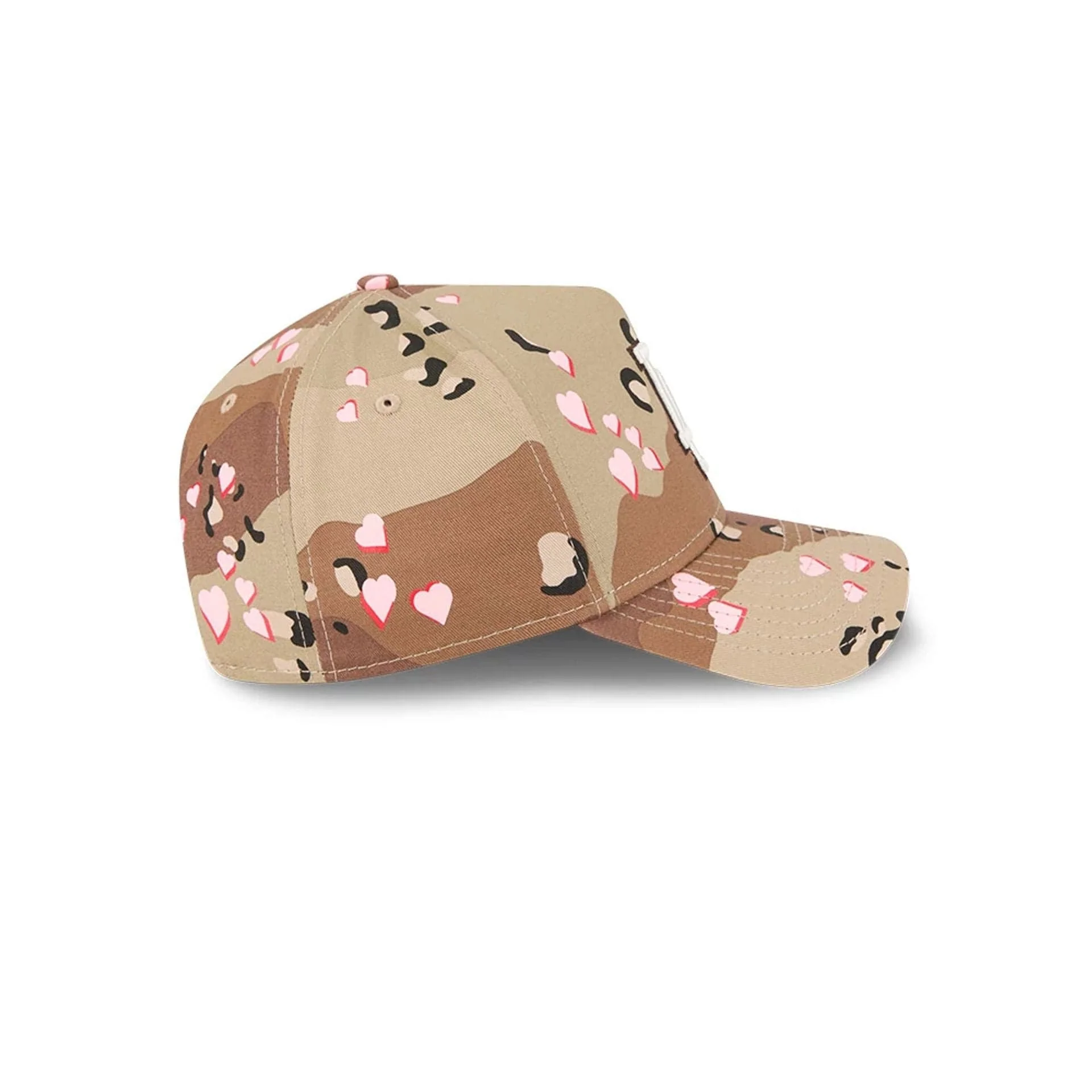 LA Dodgers MLB Camo Hearts Desert Camo 9FORTY A-Frame Adjustable Cap - Image 7