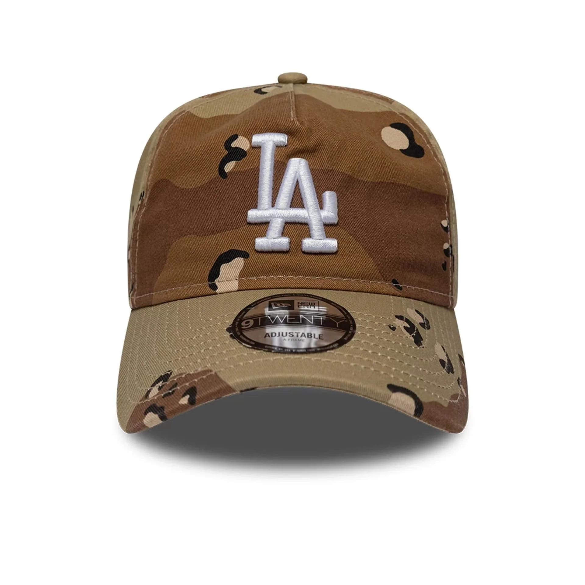LA Dodgers MLB Camo Reserve Desert Camo 9TWENTY A-Frame Adjustable Cap - Image 2