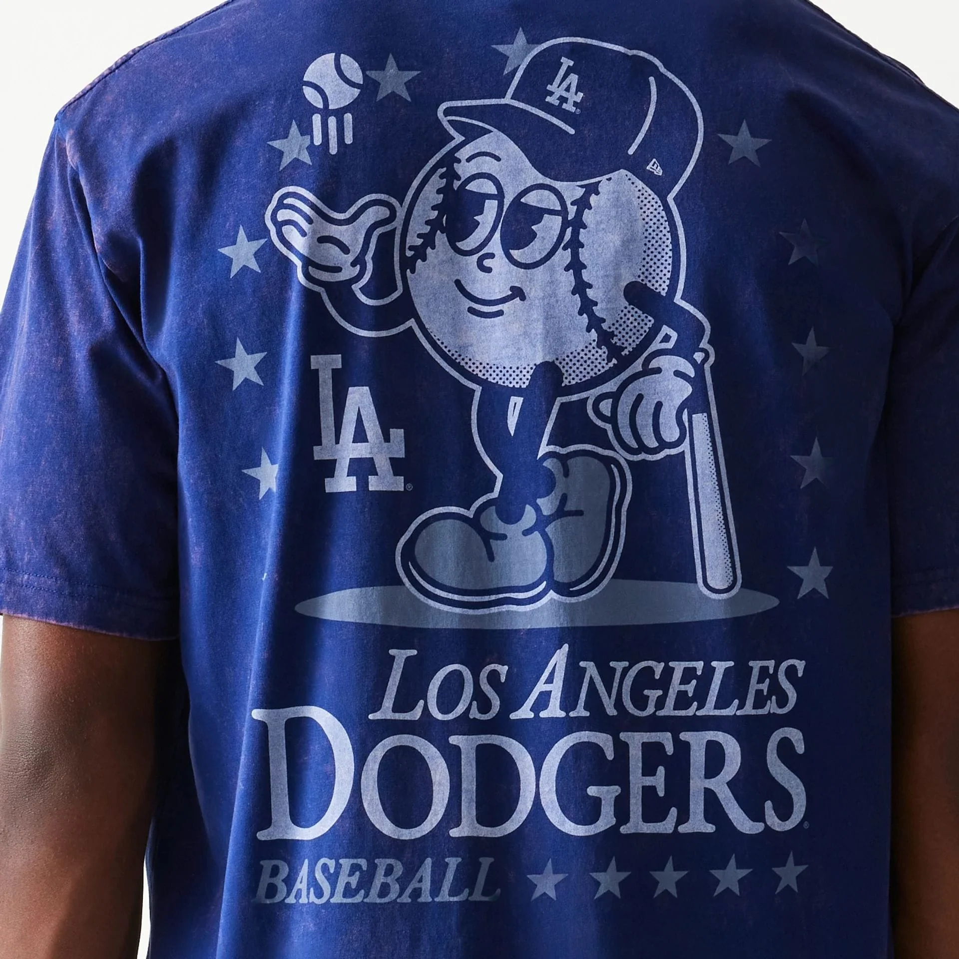LA Dodgers MLB Character Dark Blue T-Shirt - Image 2