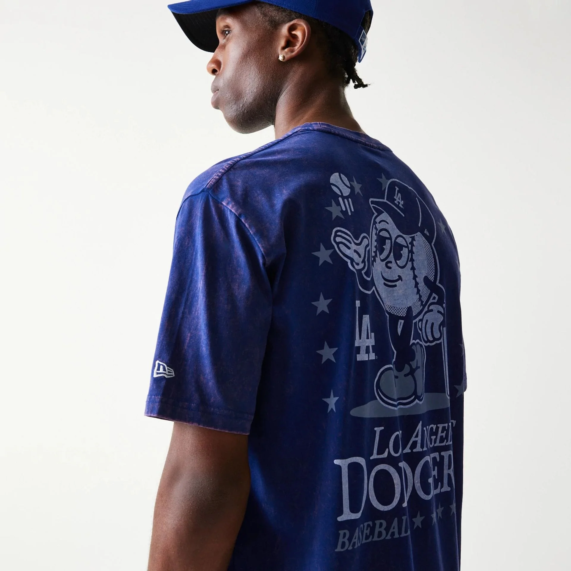 LA Dodgers MLB Character Dark Blue T-Shirt - Image 5