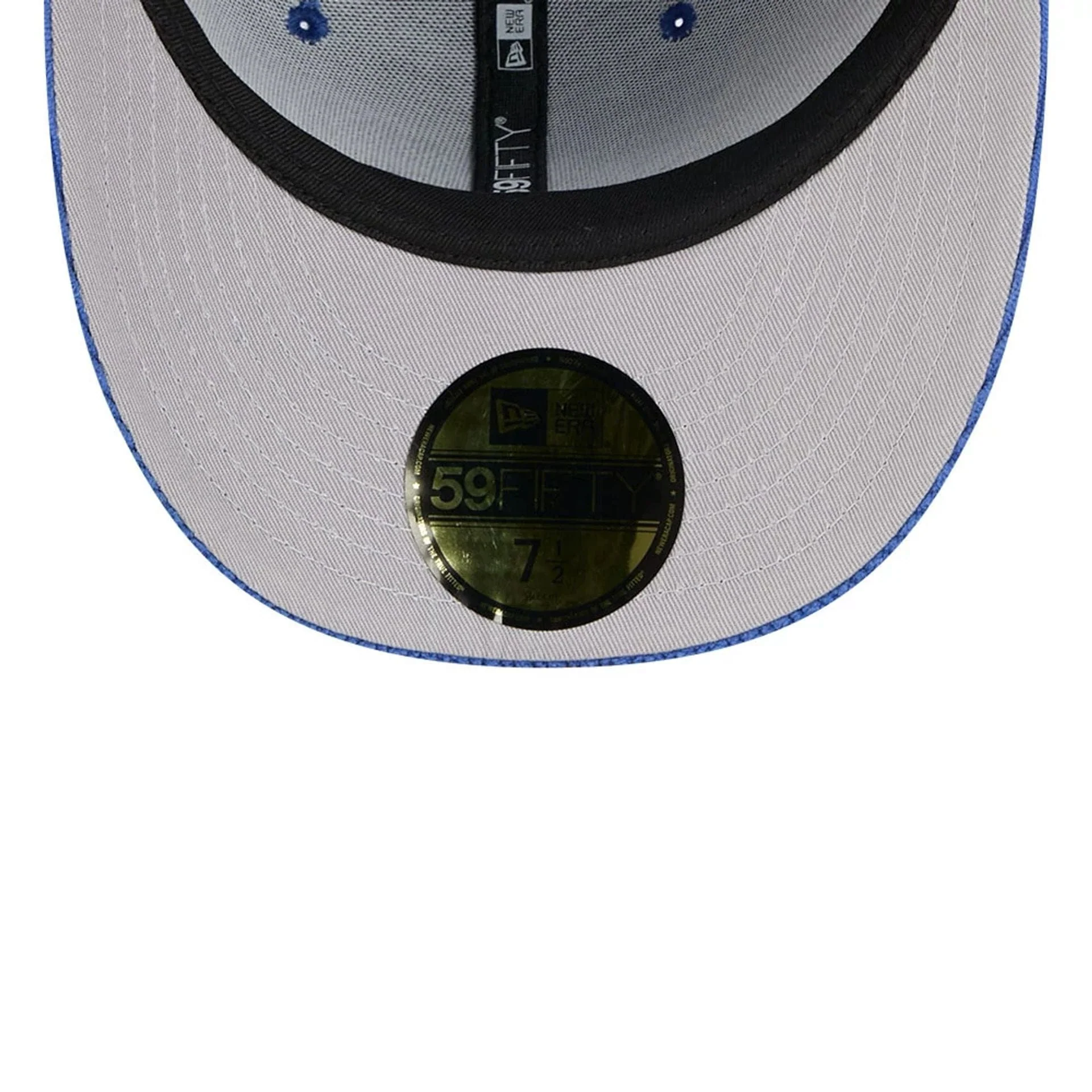 LA Dodgers MLB Chenille Pop Dark Blue 59FIFTY Fitted Cap - Image 2