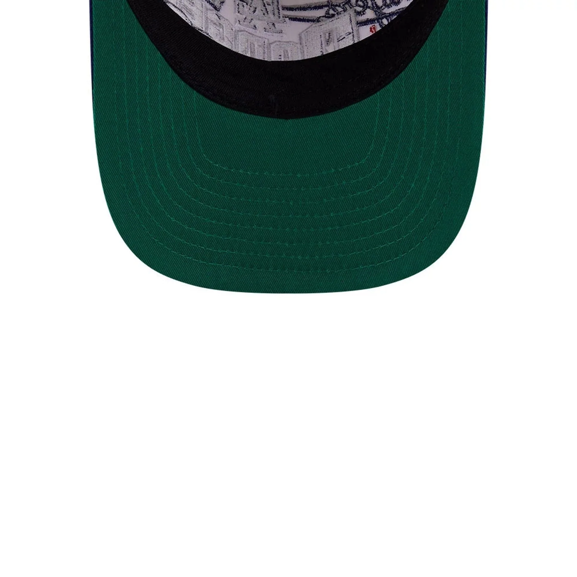 LA Dodgers MLB Classic White 9FIFTY A-Frame Snapback Adjustable Cap - Image 2