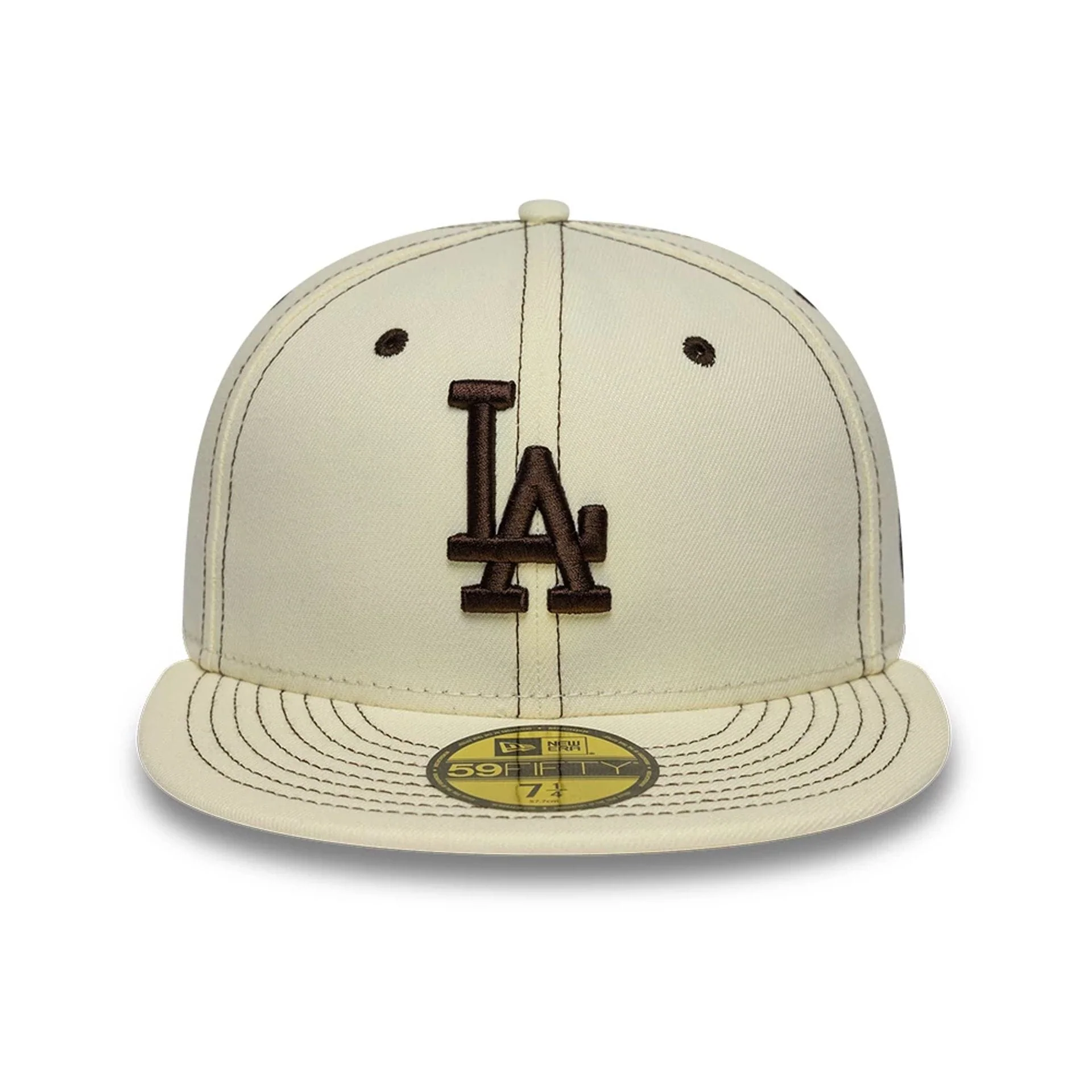 LA Dodgers MLB Contrast White 59FIFTY Fitted Cap - Image 2