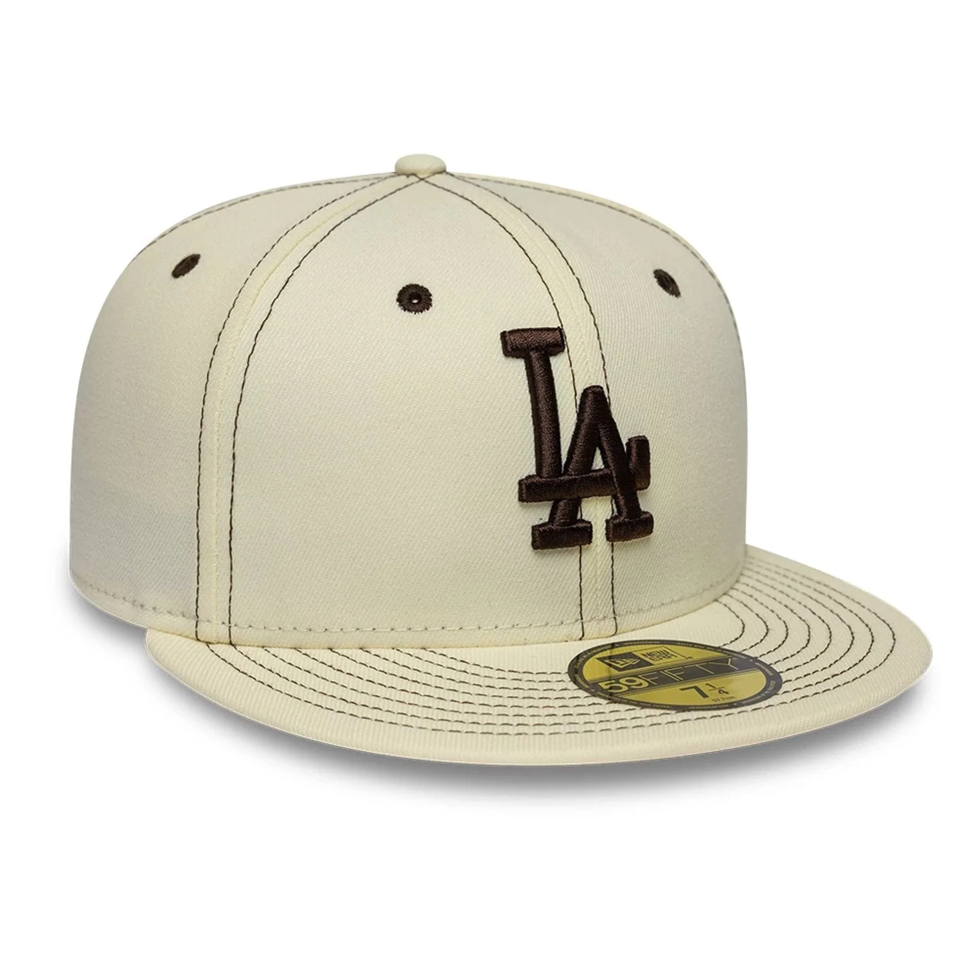 LA Dodgers MLB Contrast White 59FIFTY Fitted Cap - Image 3