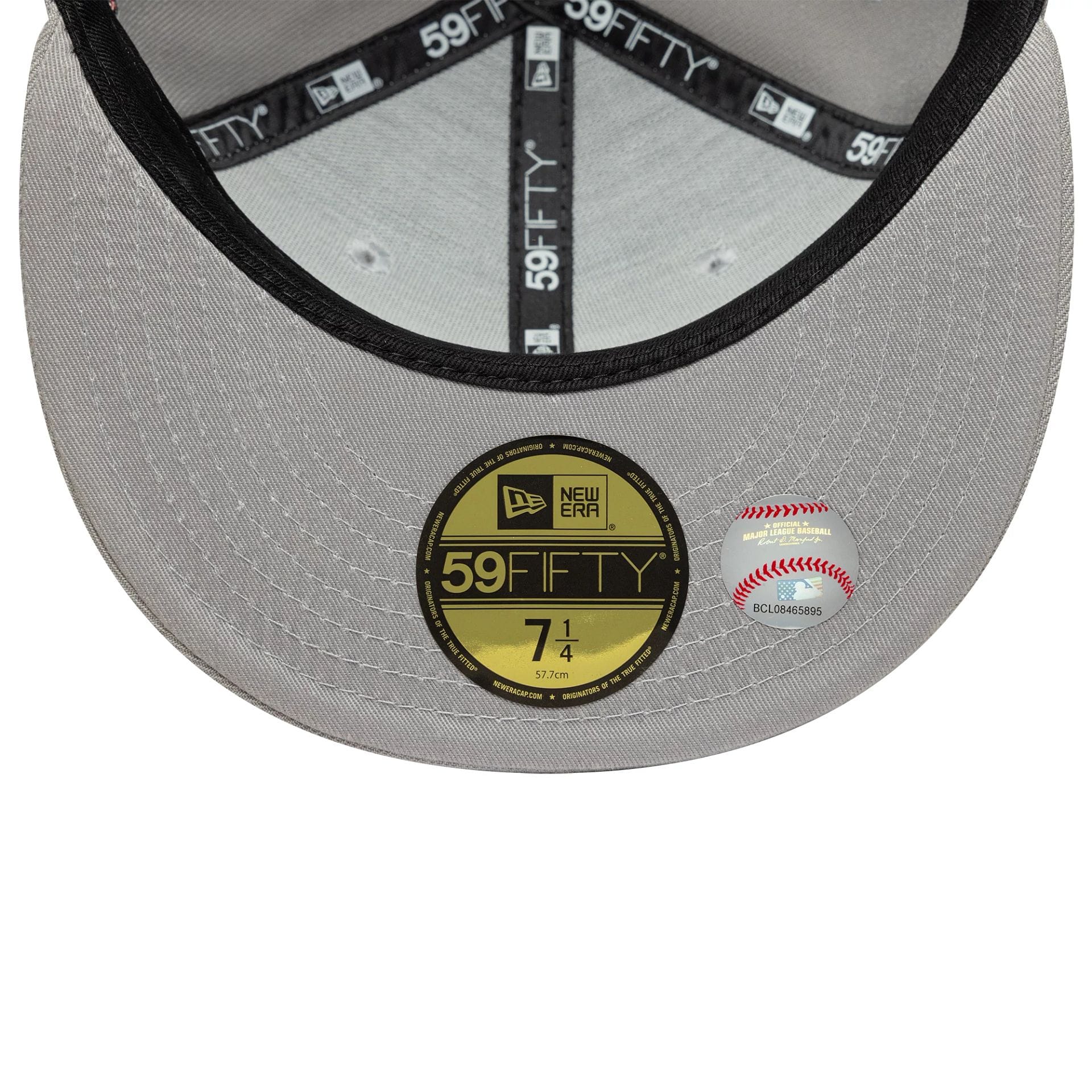 LA Dodgers MLB Cooperstown Floral Grey 59FIFTY Fitted Cap - Image 7