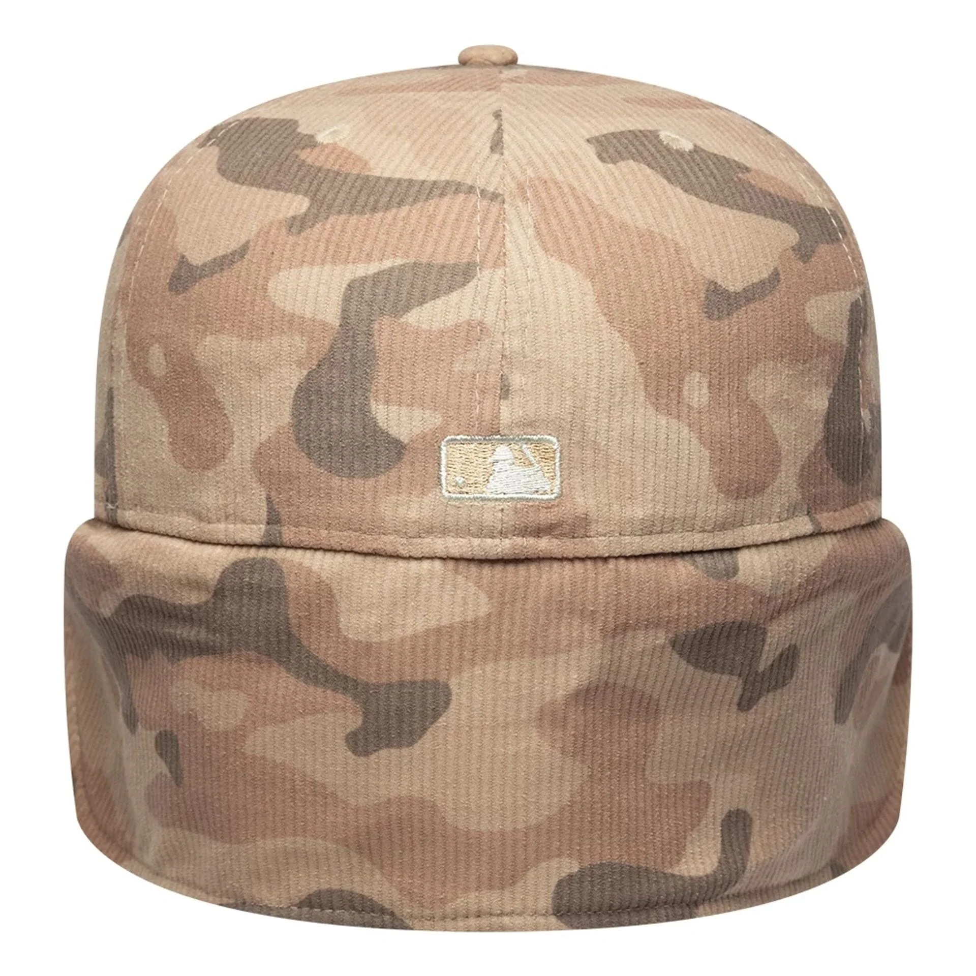 LA Dodgers MLB Cord Light Beige Downflap 59FIFTY Fitted Cap - Image 7
