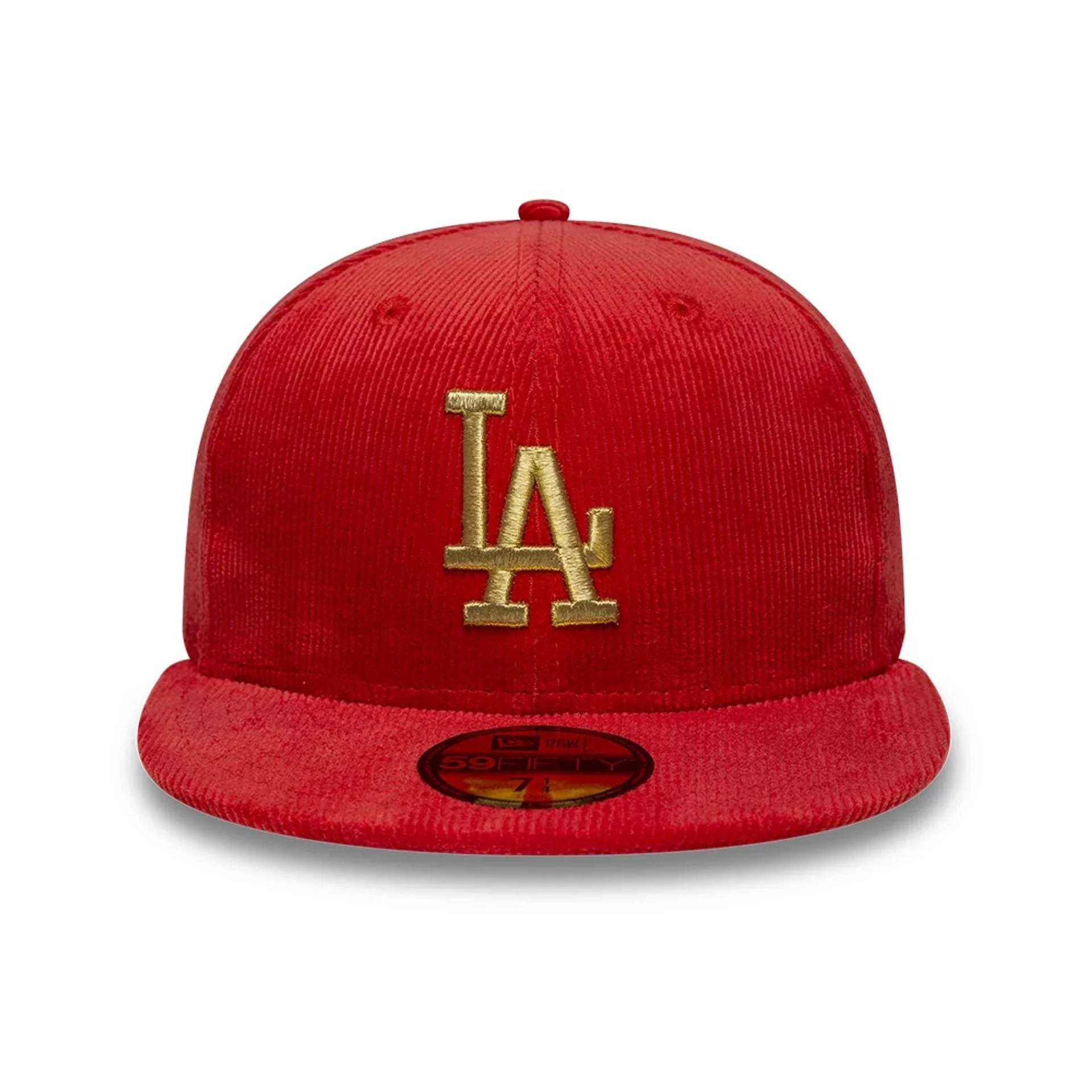 LA Dodgers MLB Cord Red 59FIFTY Fitted Cap - Image 2