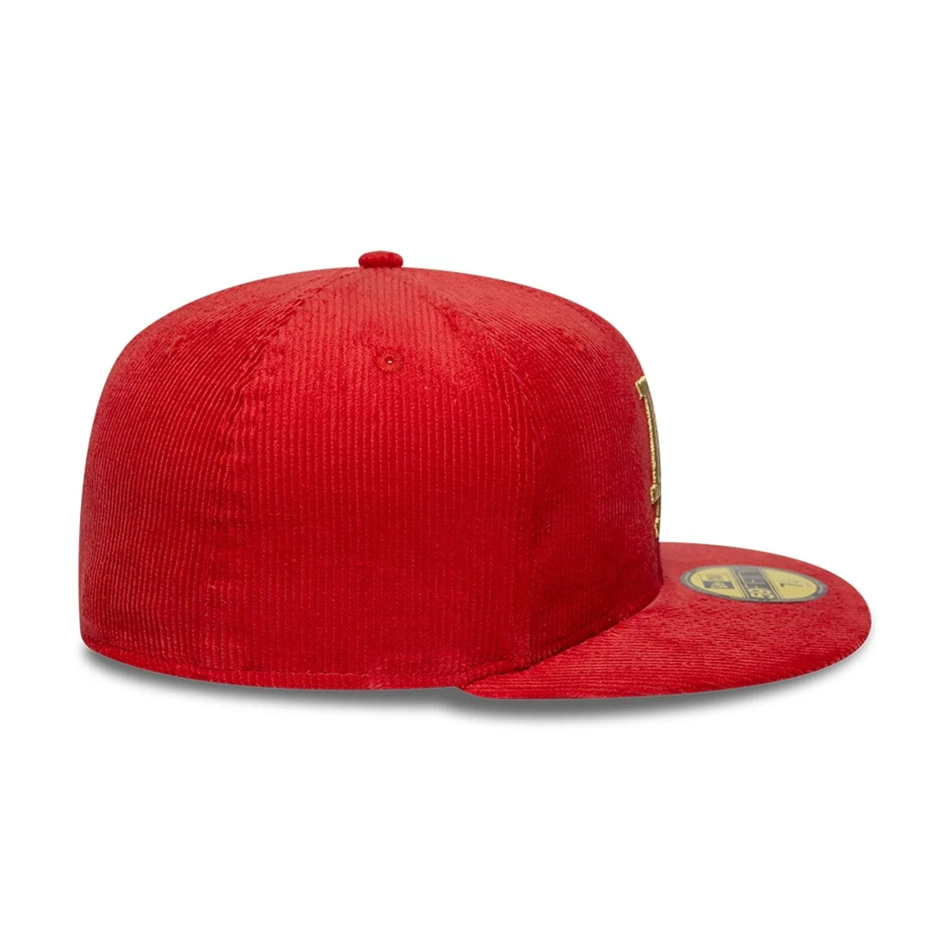 LA Dodgers MLB Cord Red 59FIFTY Fitted Cap - Image 6