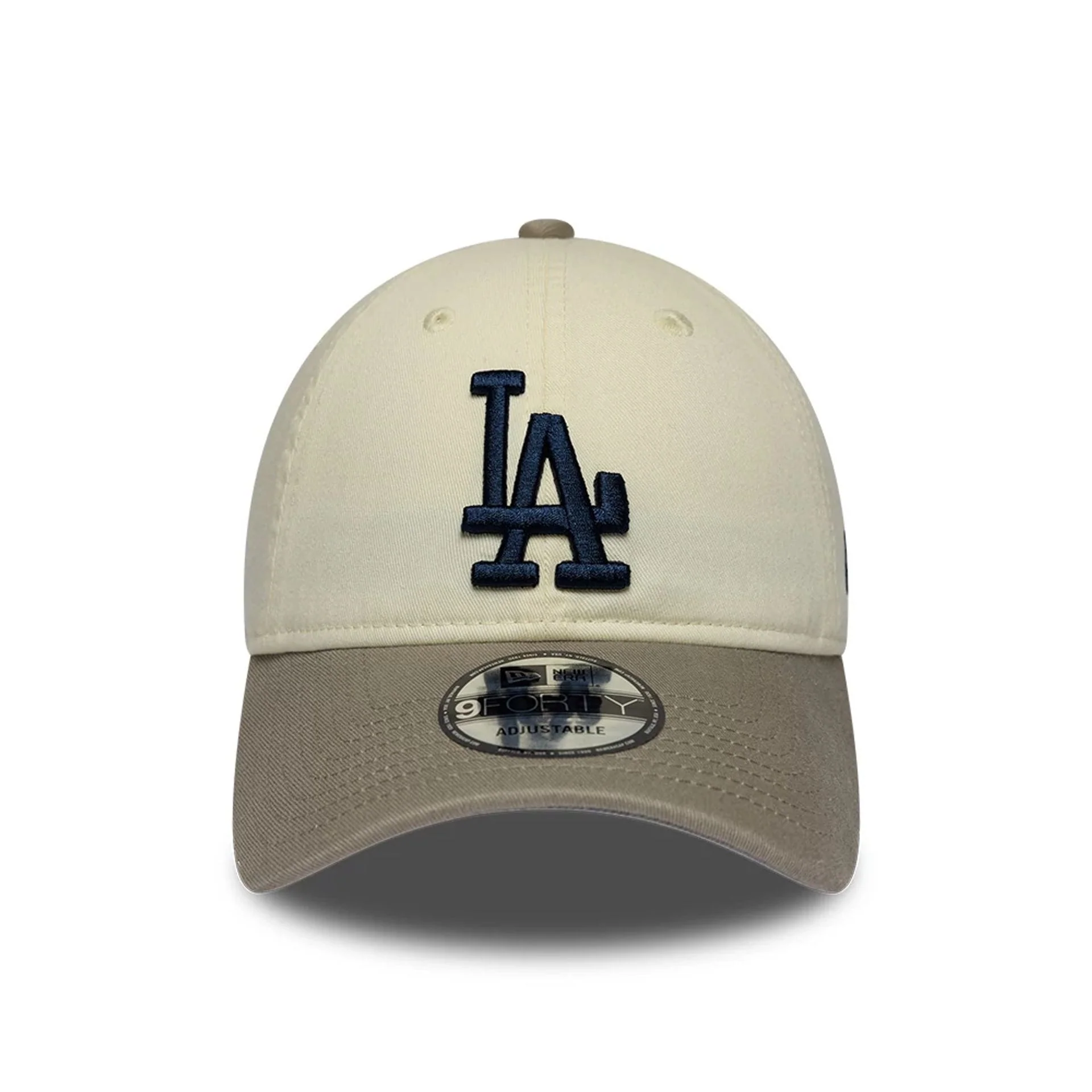 LA Dodgers MLB Cream 9FORTY Unstructured Adjustable Cap - Image 3