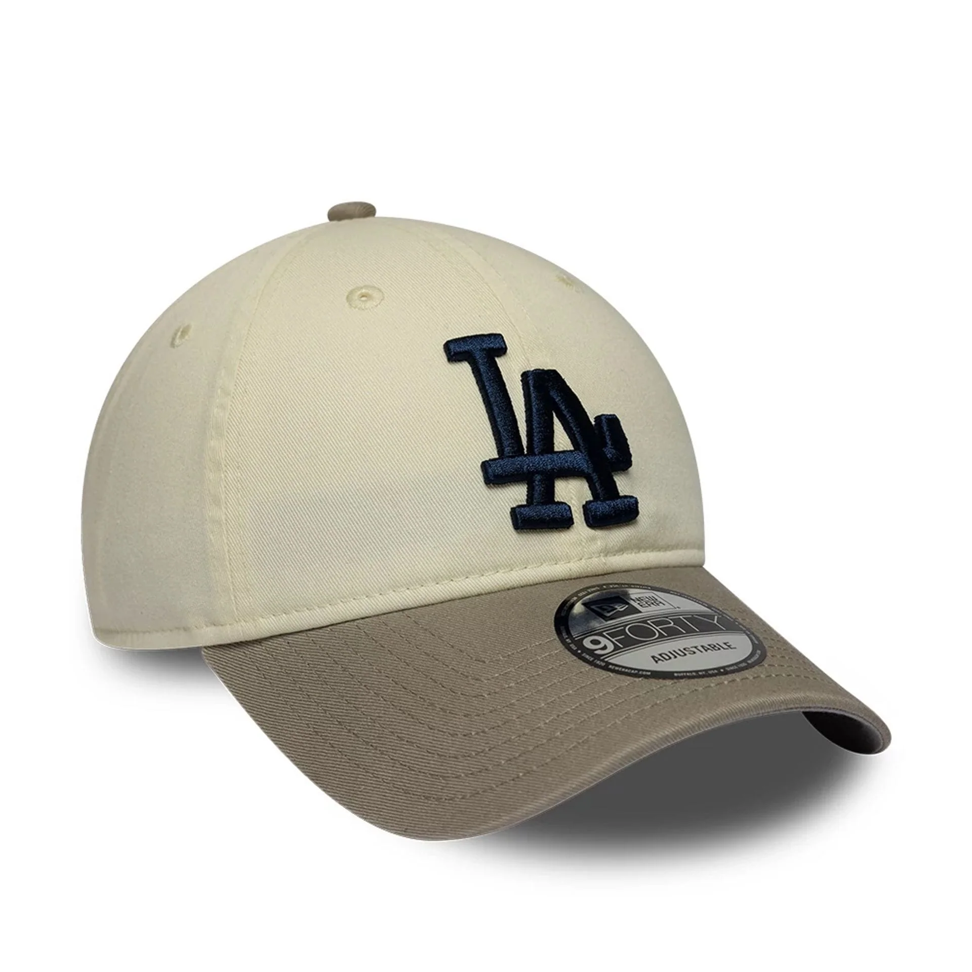 LA Dodgers MLB Cream 9FORTY Unstructured Adjustable Cap - Image 4