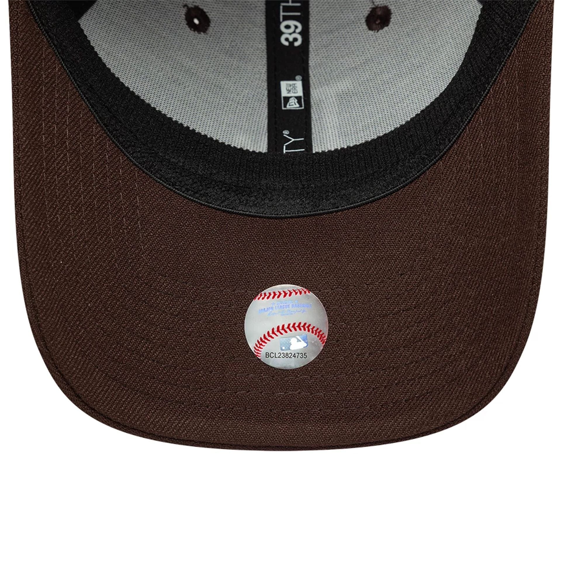 LA Dodgers MLB Dark Brown 39THIRTY Stretch Fit Cap - Image 7