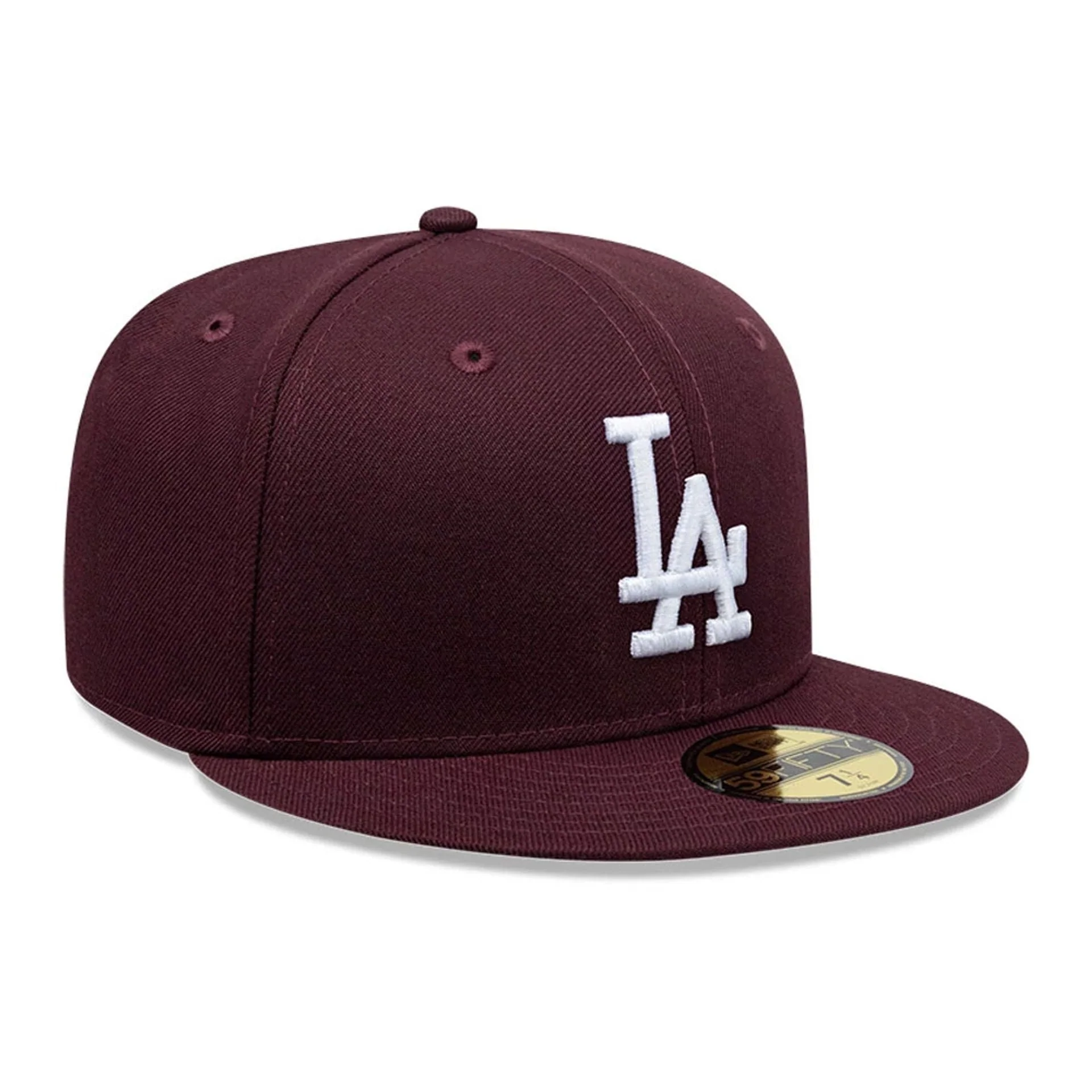 LA Dodgers MLB Dark Purple 59FIFTY Fitted Cap - Image 3