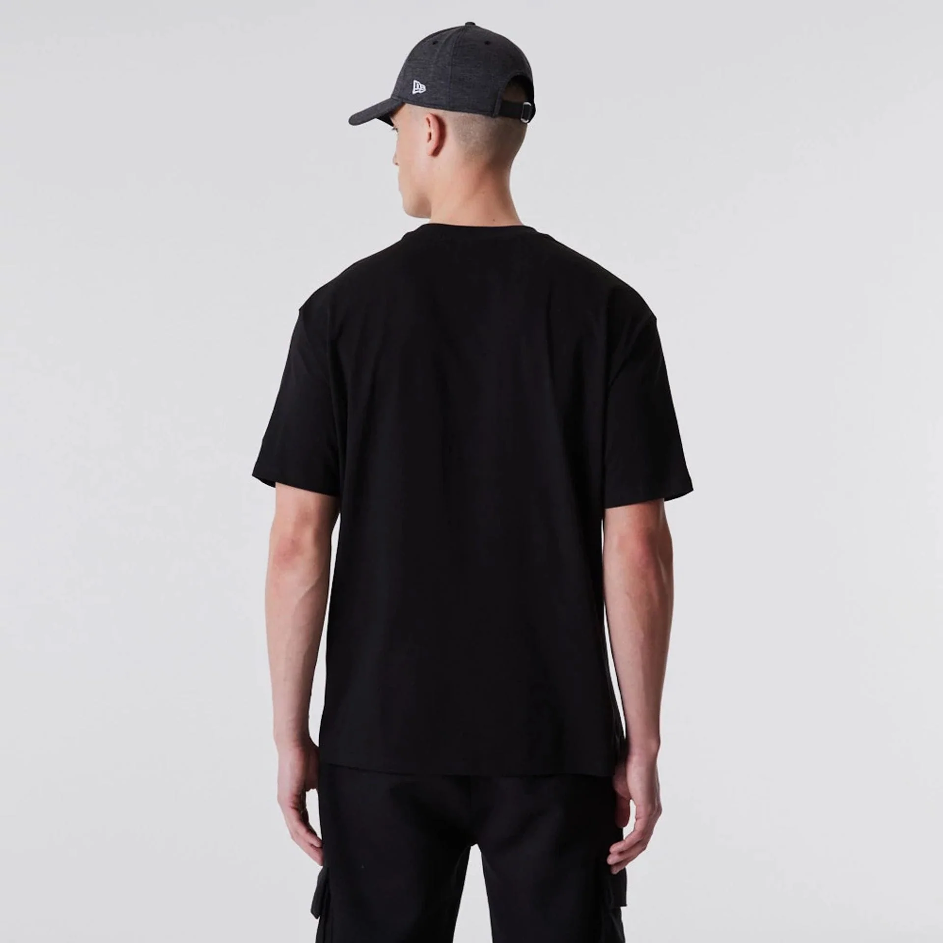 LA Dodgers MLB Essential Black Oversized T-Shirt - Image 6