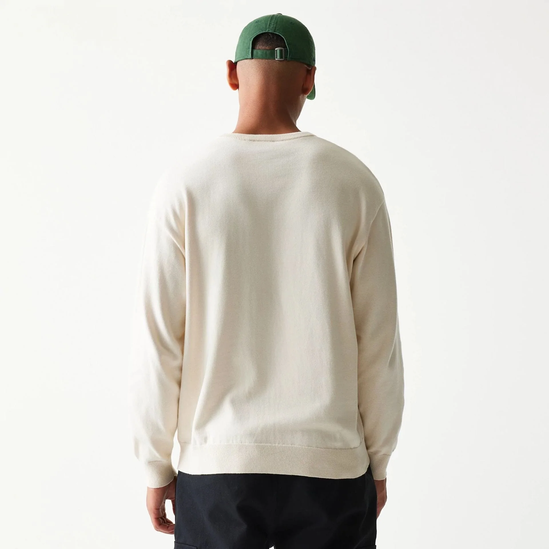 LA Dodgers MLB Essential Open White Knitted Sweater - Image 2