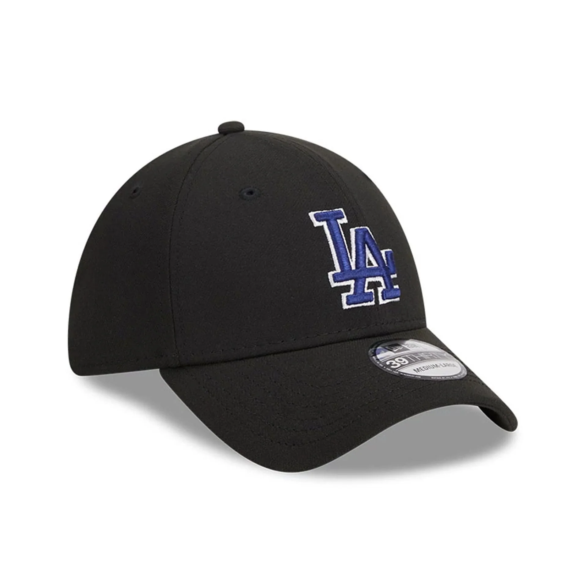 LA Dodgers MLB Evergreen Black 39THIRTY Stretch Fit Cap - Image 3