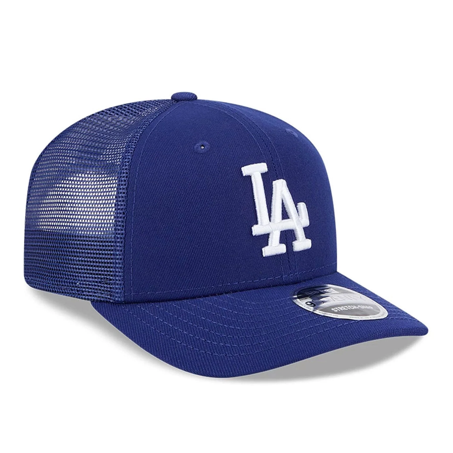 LA Dodgers MLB Evergreen Dark Blue 9SEVENTY Stretch Snap Adjustable Cap - Image 4