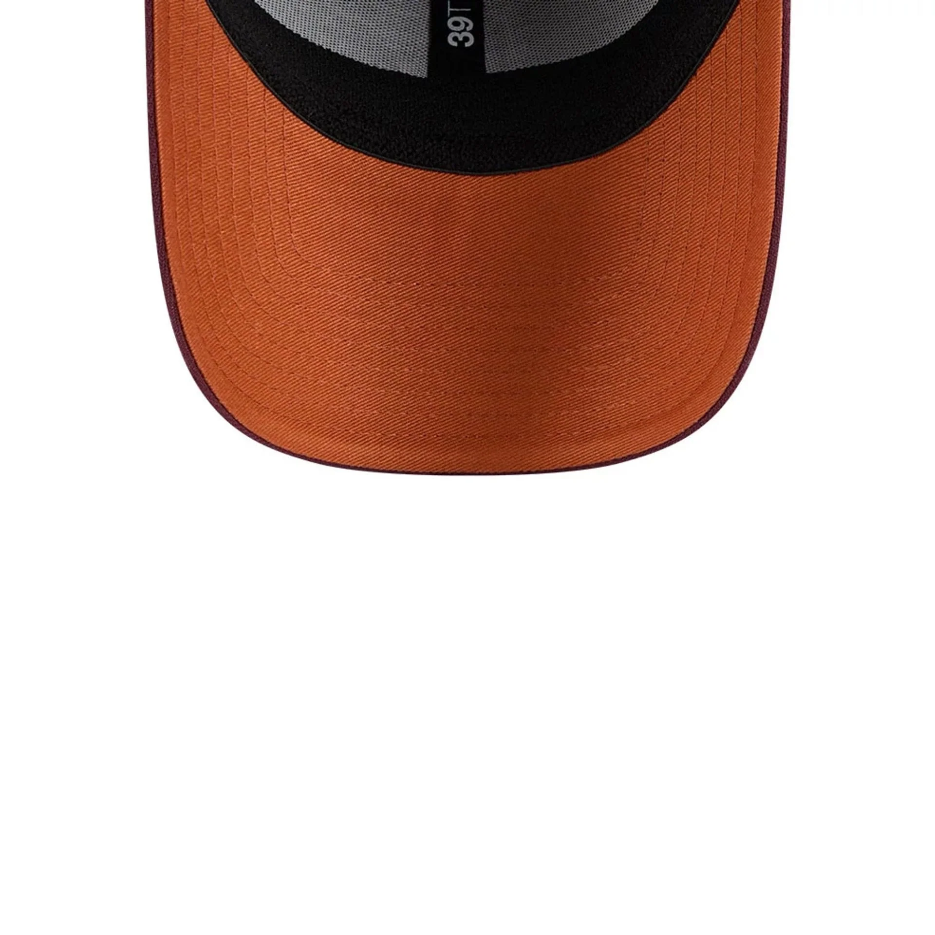 LA Dodgers MLB Frosted Rust Dark Red 39THIRTY Stretch Fit Cap - Image 2