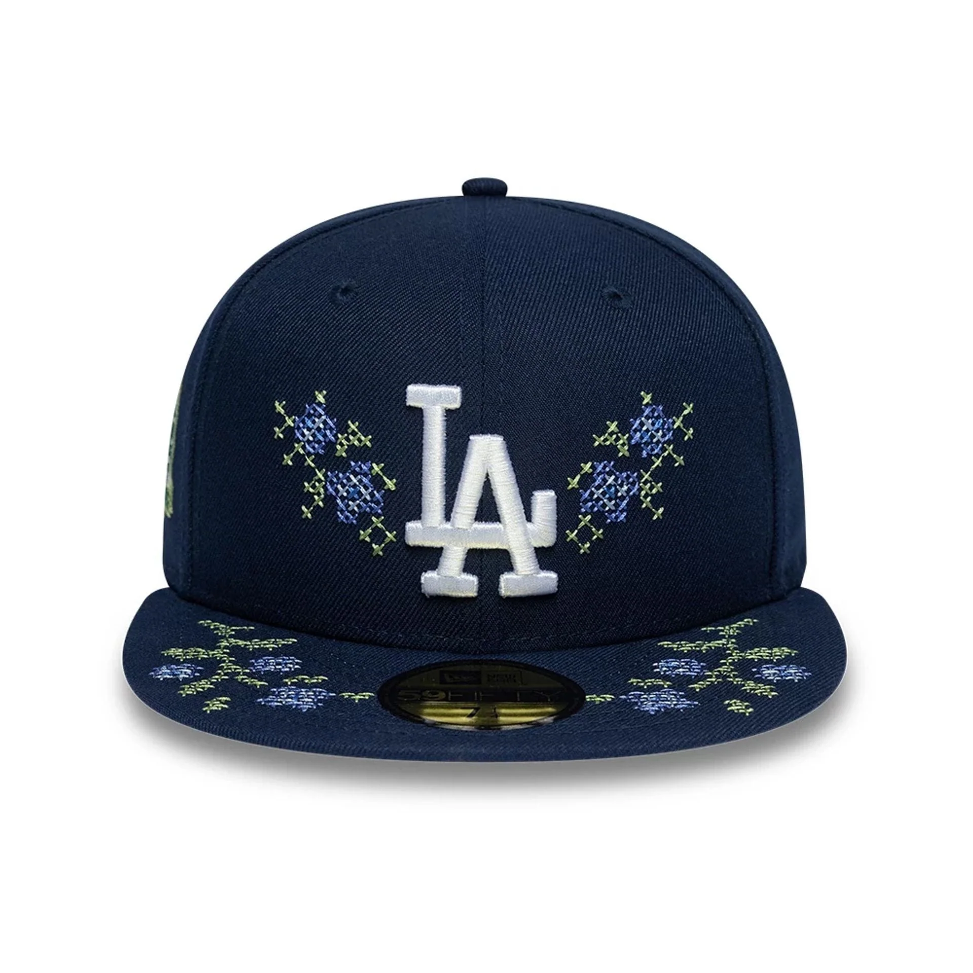 LA Dodgers MLB Garden Dark Blue 59FIFTY Fitted Cap - Image 2