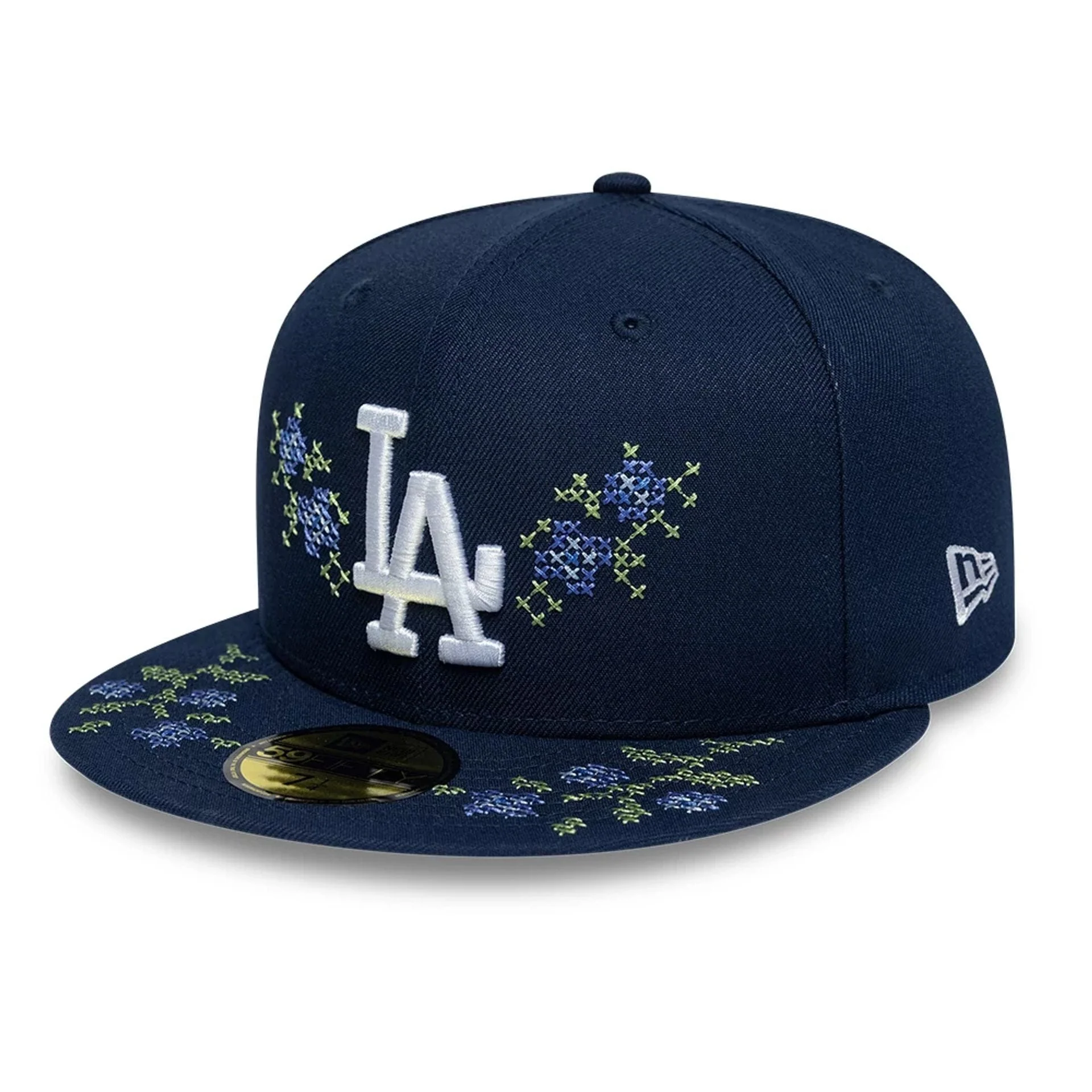 LA Dodgers MLB Garden Dark Blue 59FIFTY Fitted Cap - Image 3