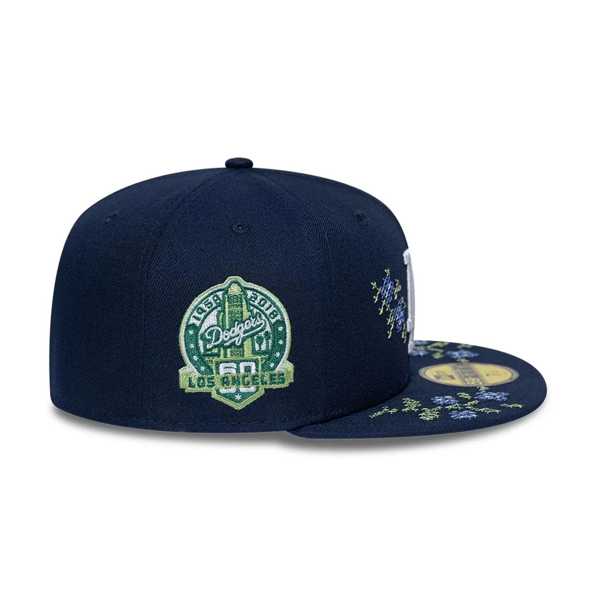 LA Dodgers MLB Garden Dark Blue 59FIFTY Fitted Cap - Image 4