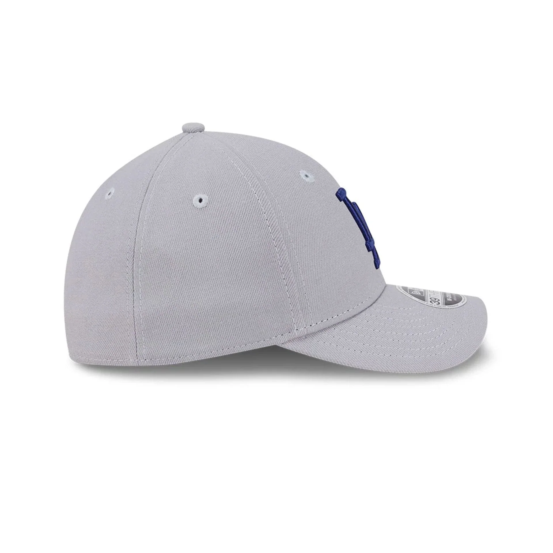 LA Dodgers MLB Grey 39THIRTY M-Crown Stretch Fit Cap - Image 6