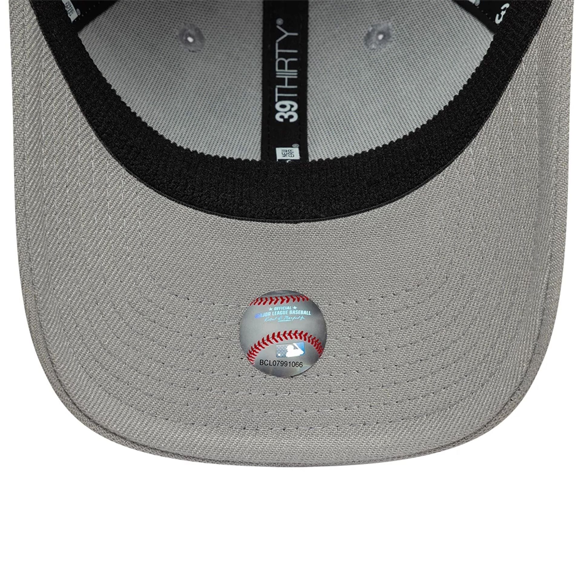 LA Dodgers MLB Grey 39THIRTY Stretch Fit Cap - Image 6