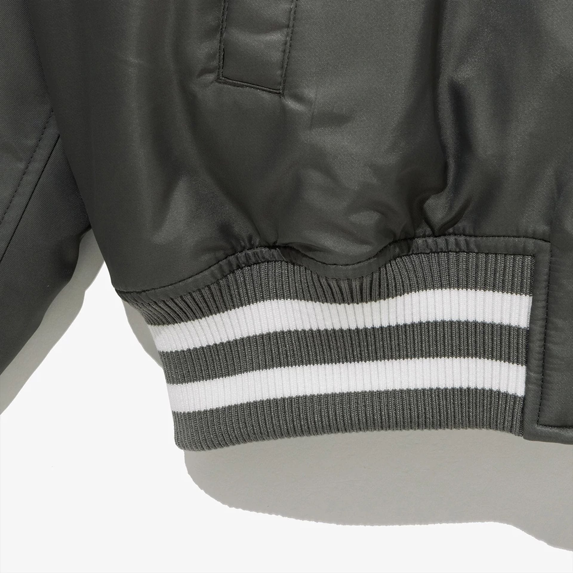 LA Dodgers MLB Grey Stadium Jacket - Image 7