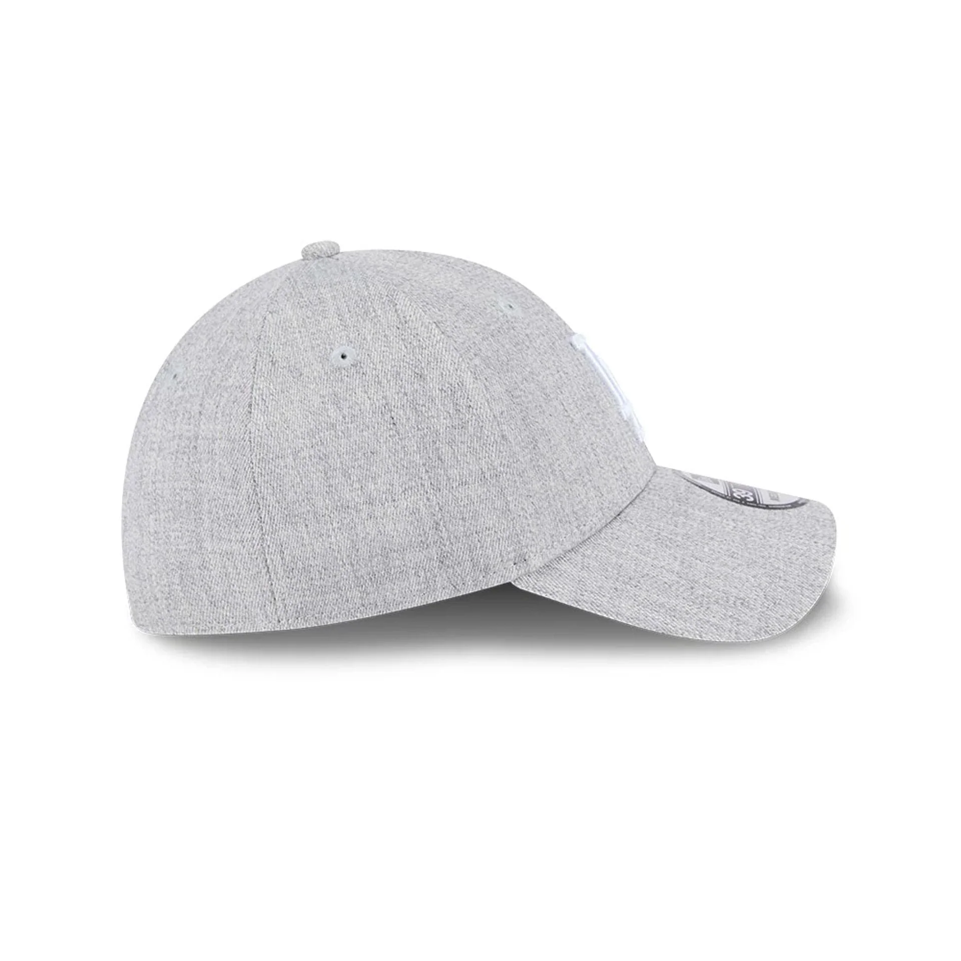 LA Dodgers MLB Heather Grey 39THIRTY Stretch Fit Cap - Image 5