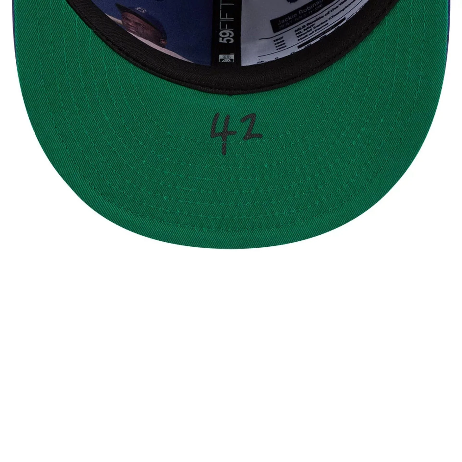 LA Dodgers MLB Jackie Robinson Dark Blue 59FIFTY Fitted Cap - Image 9
