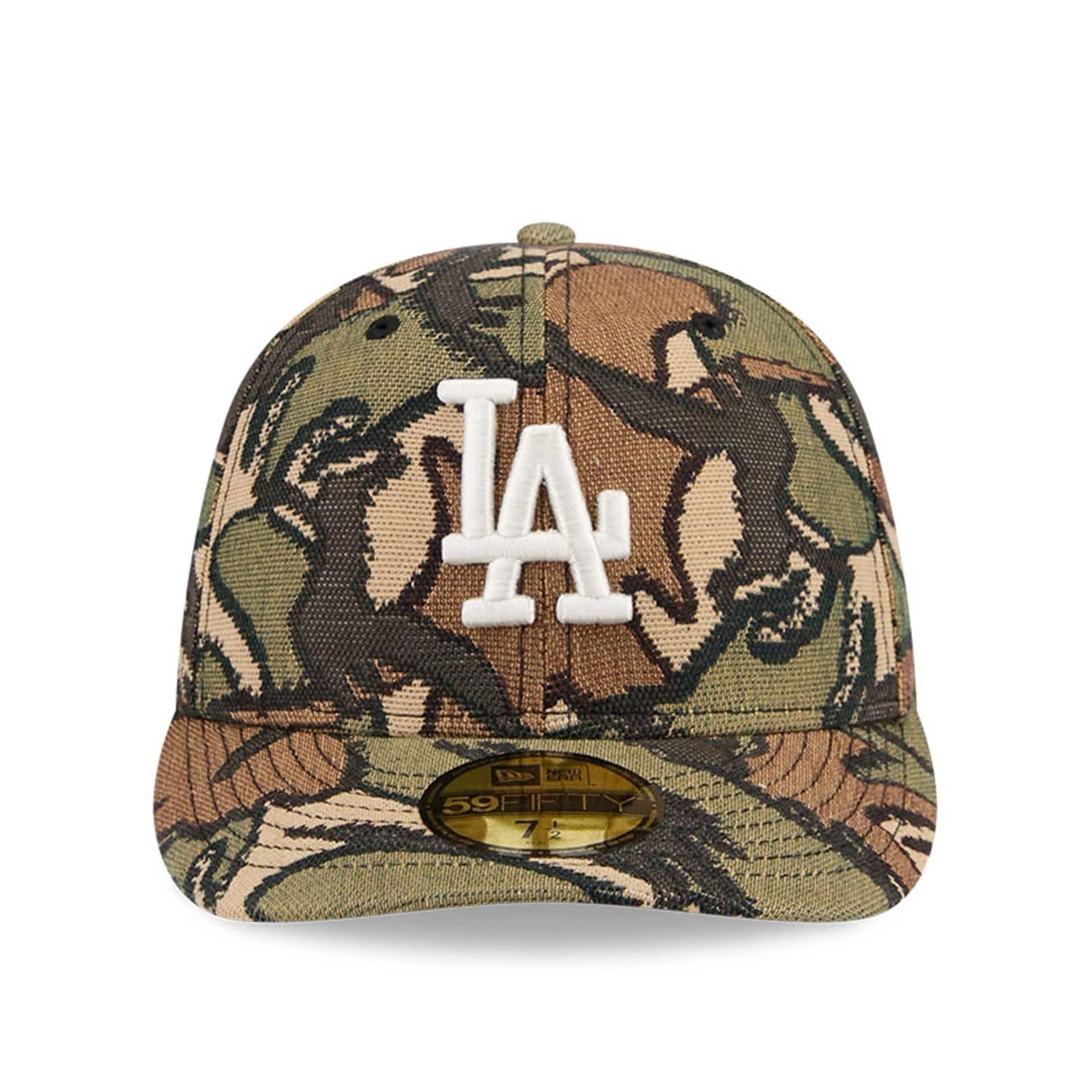 LA Dodgers MLB Jacquard Camo 59FIFTY Fitted Cap - Image 3