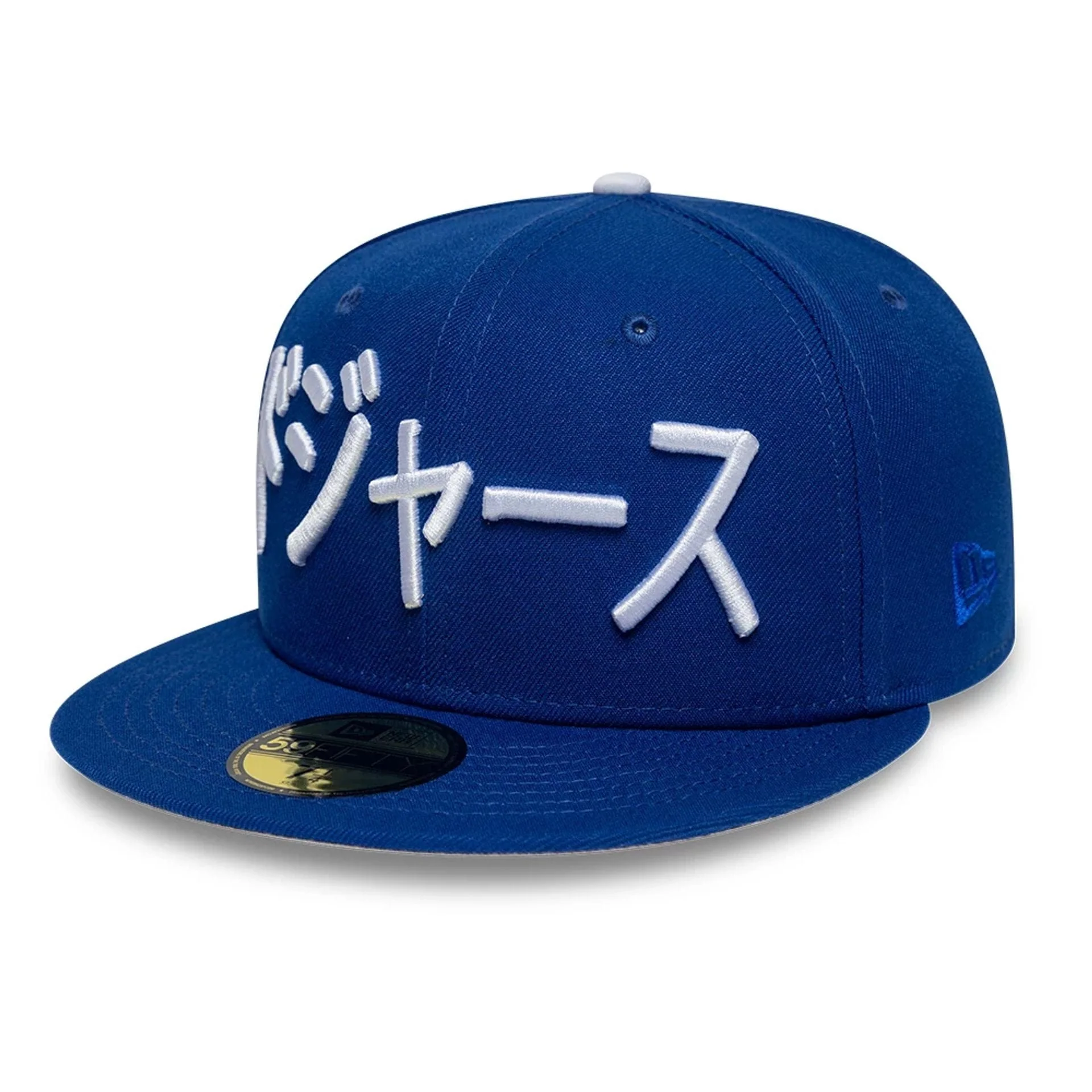 LA Dodgers MLB Kanji Japan Flag Blue 59FIFTY Fitted Cap - Image 4