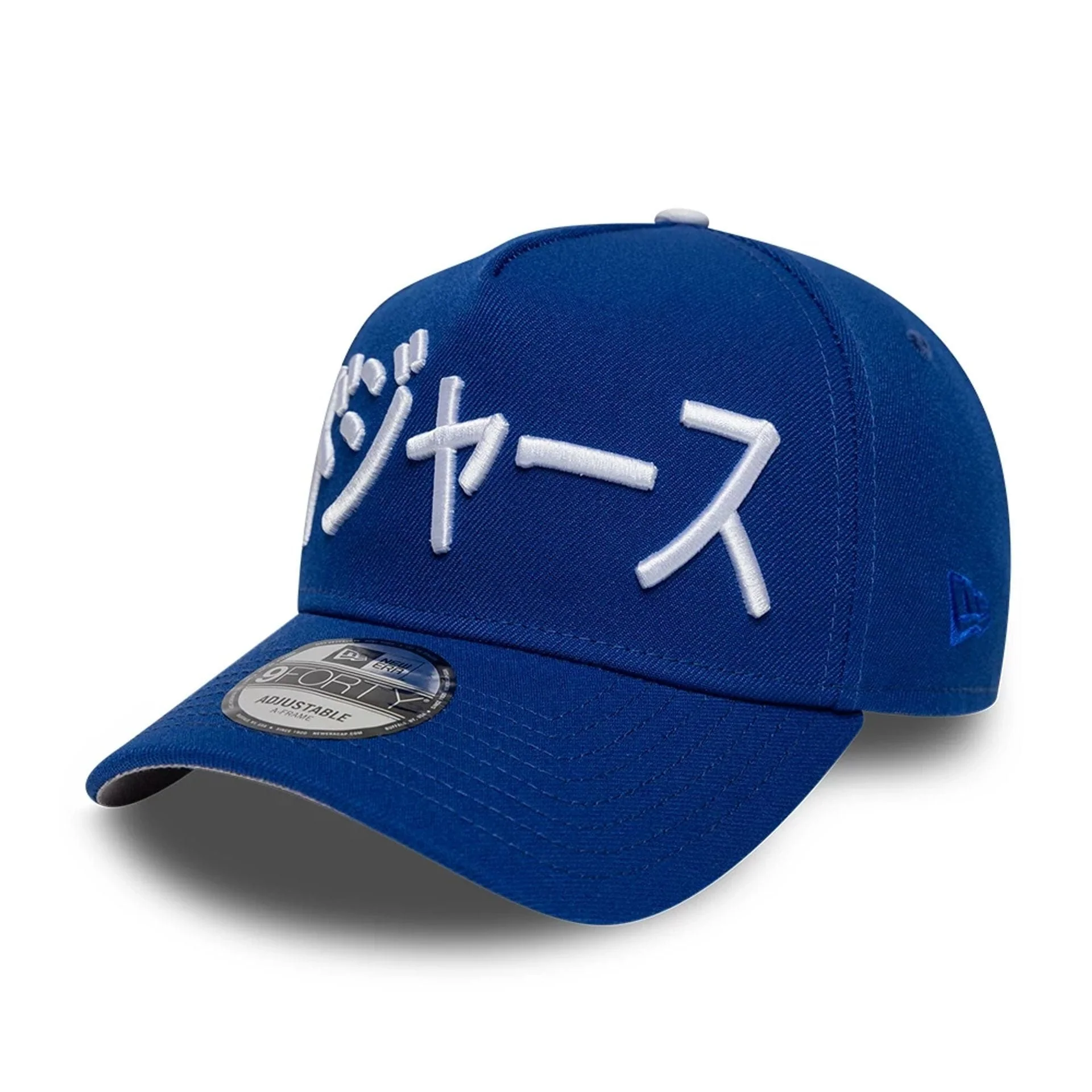LA Dodgers MLB Kanji Japan Flag Blue 9FORTY A-Frame Cap - Image 4