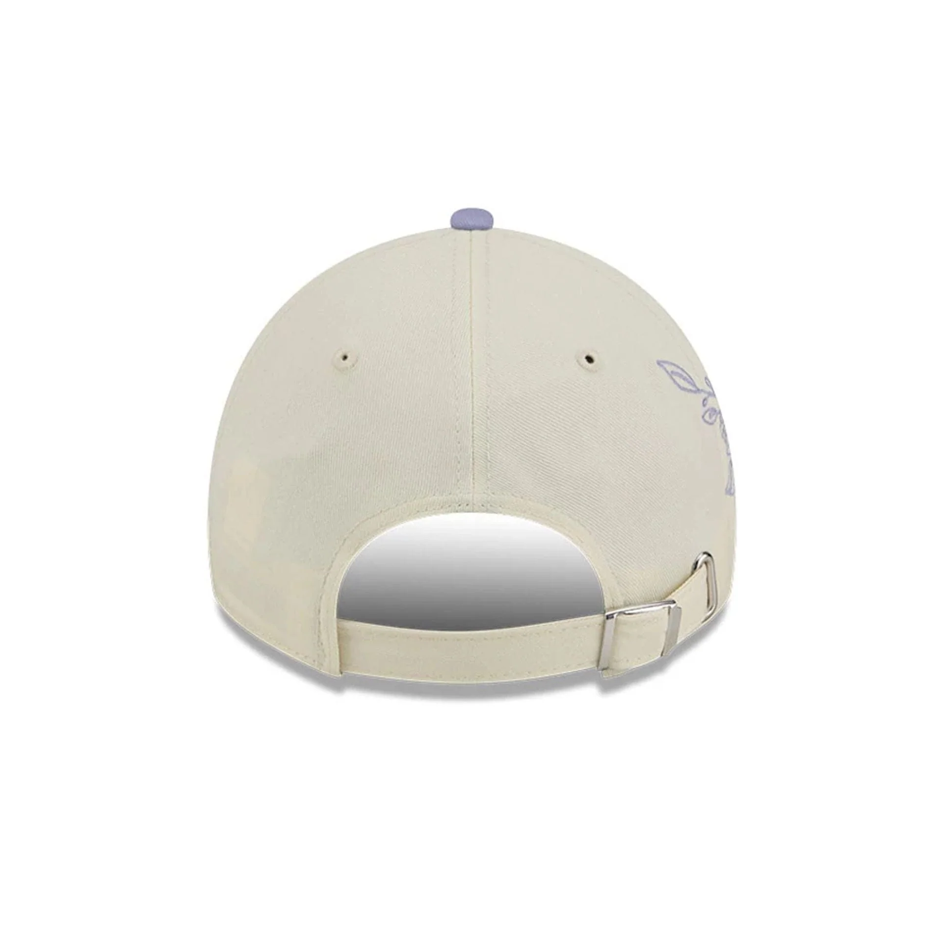 LA Dodgers MLB Lavender Flowers White Casual Classic Adjustable Cap - Image 7