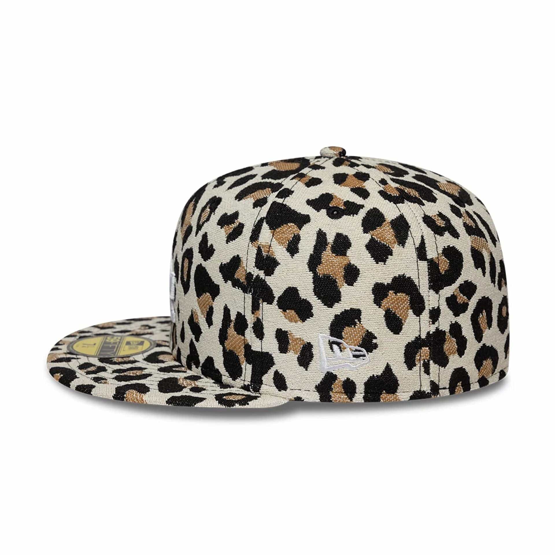 LA Dodgers MLB Leopard Black 59FIFTY Fitted Cap - Image 6