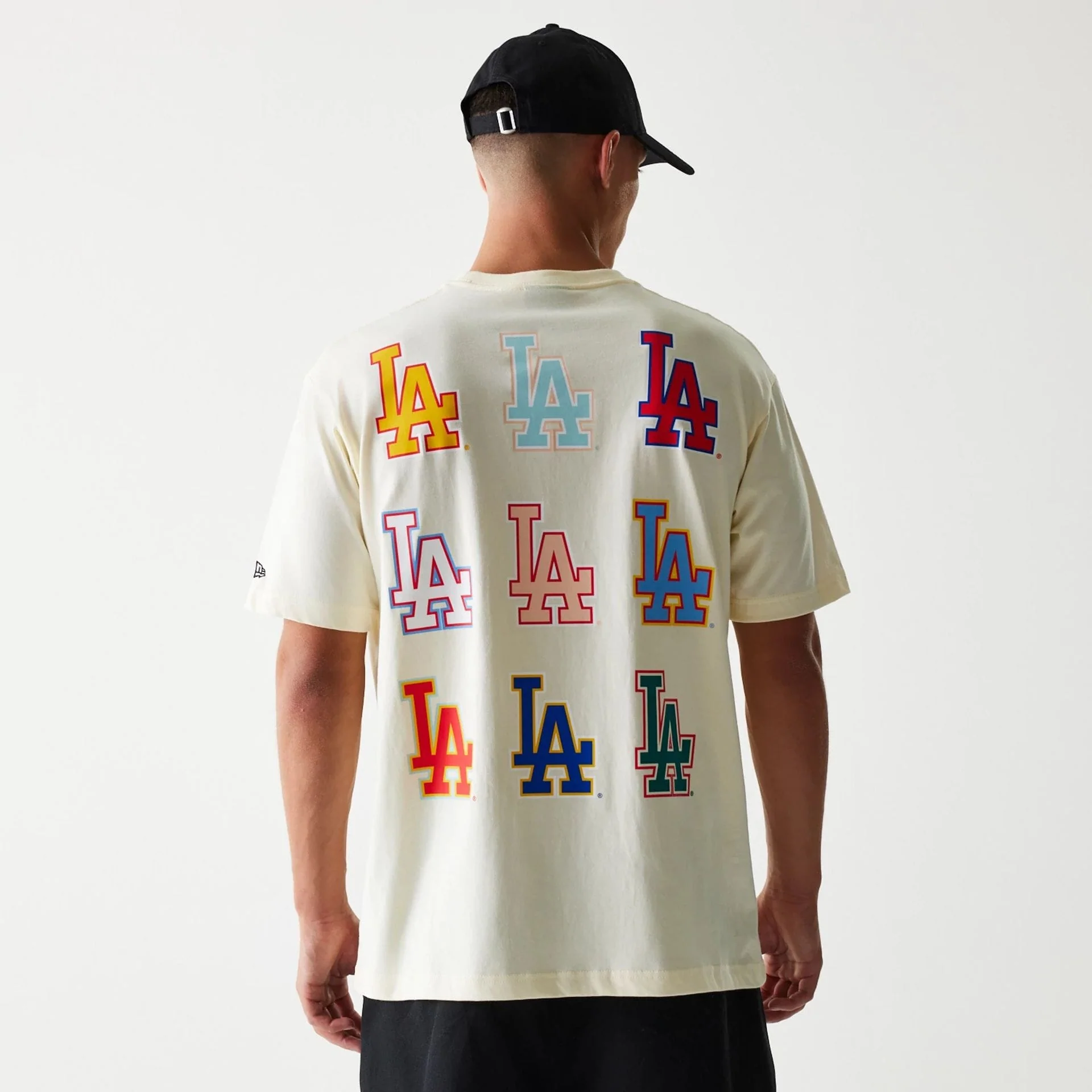 LA Dodgers MLB Life Graphic Cream T-Shirt - Image 2